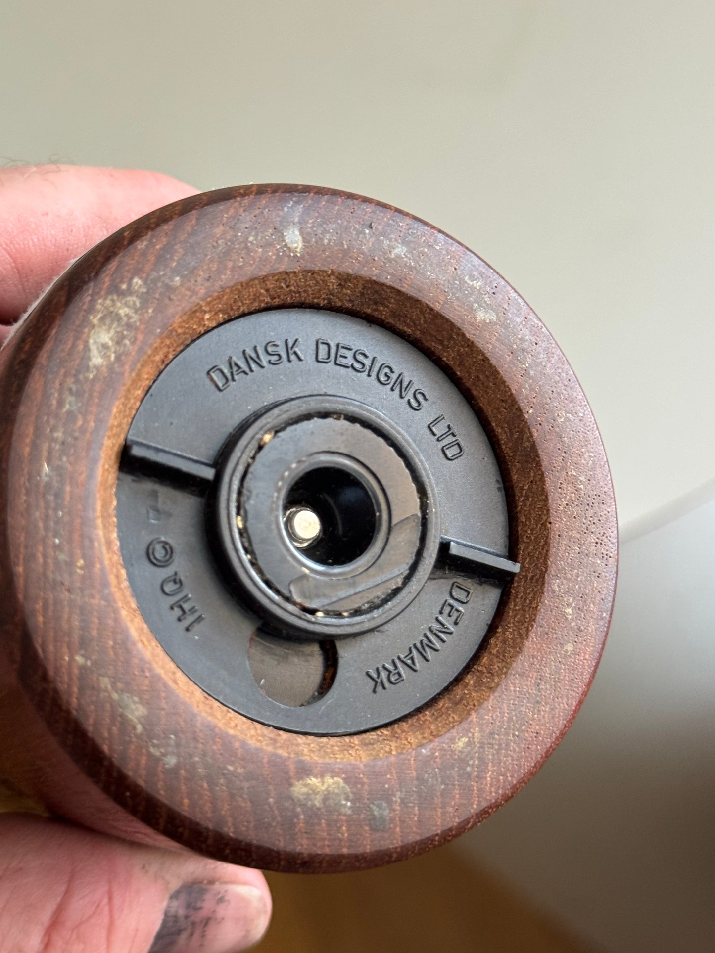 Vintage Denmark Jens H Quistgaard Teak Wood Salt Shaker & Pepper Mill Grinder