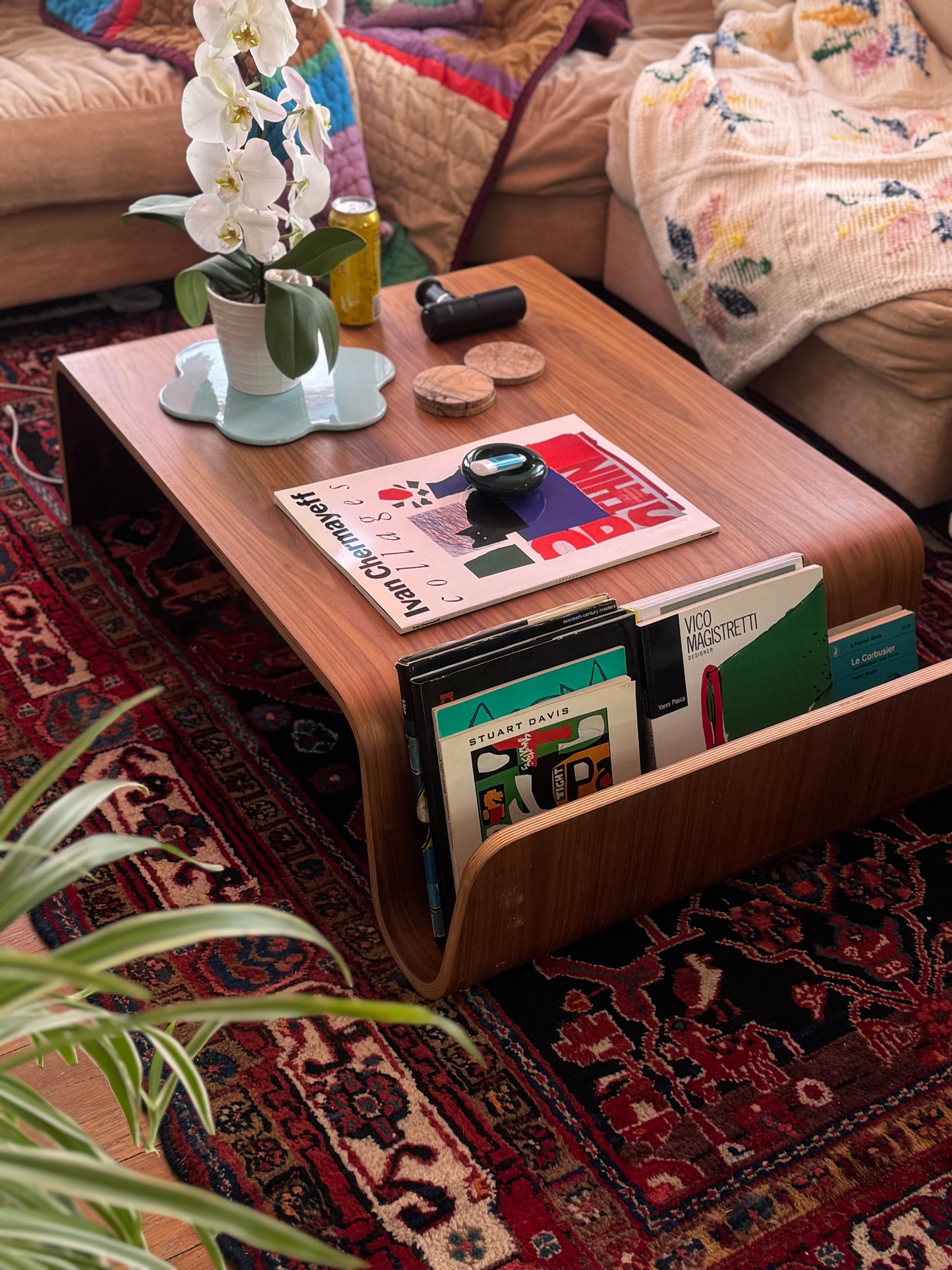 Walnut Bentwood Scandi Coffee Table