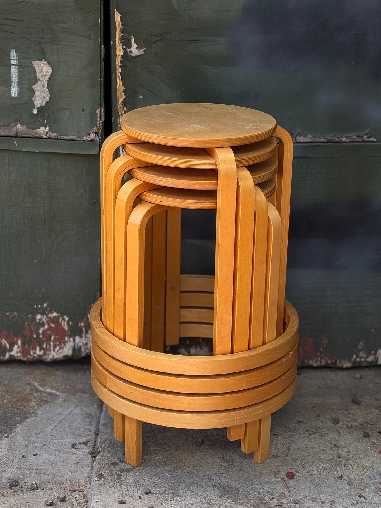 Vintage Bentwood Stacking Barstools (Priced individually)