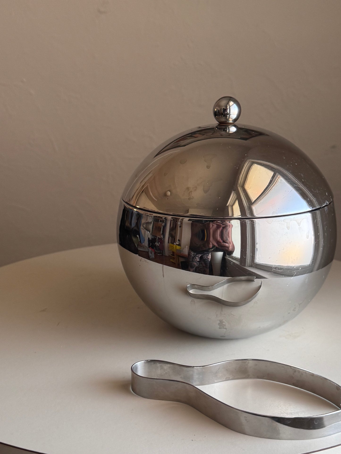 Chrome Space Age Ice Bucket
