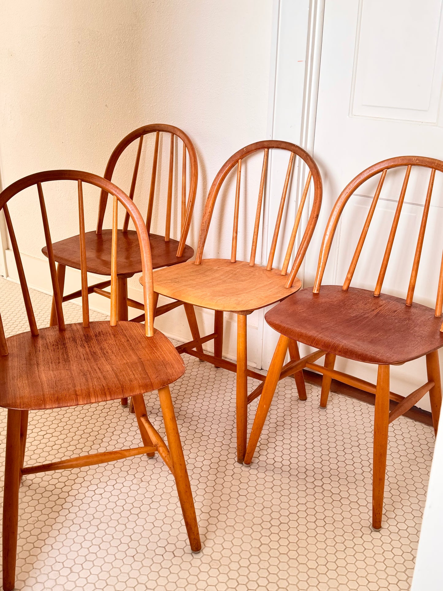 Swedish “Fanett” Teak Chairs by Edsby Verken