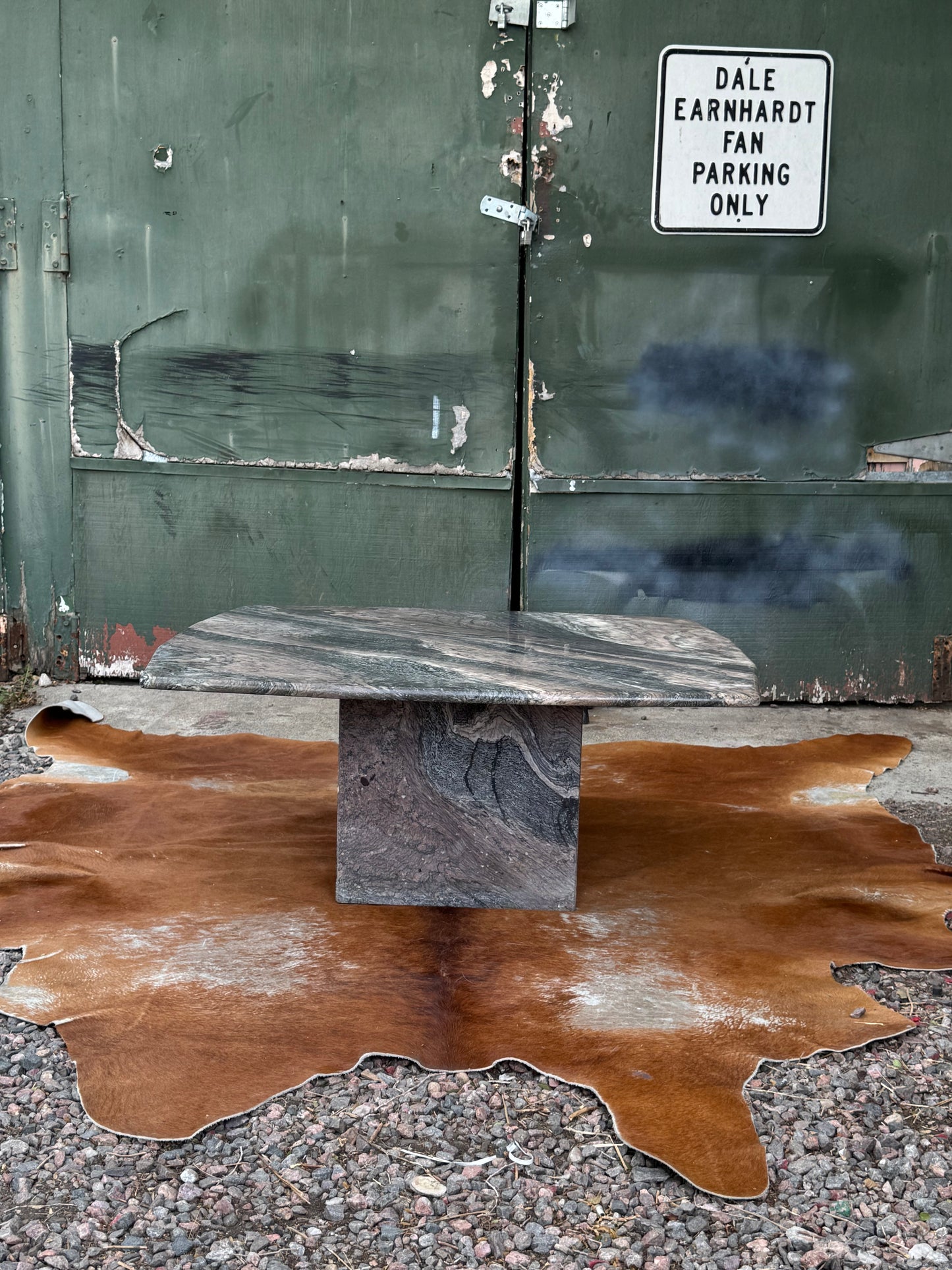 Postmodern Italian Solid Marble Coffee Table