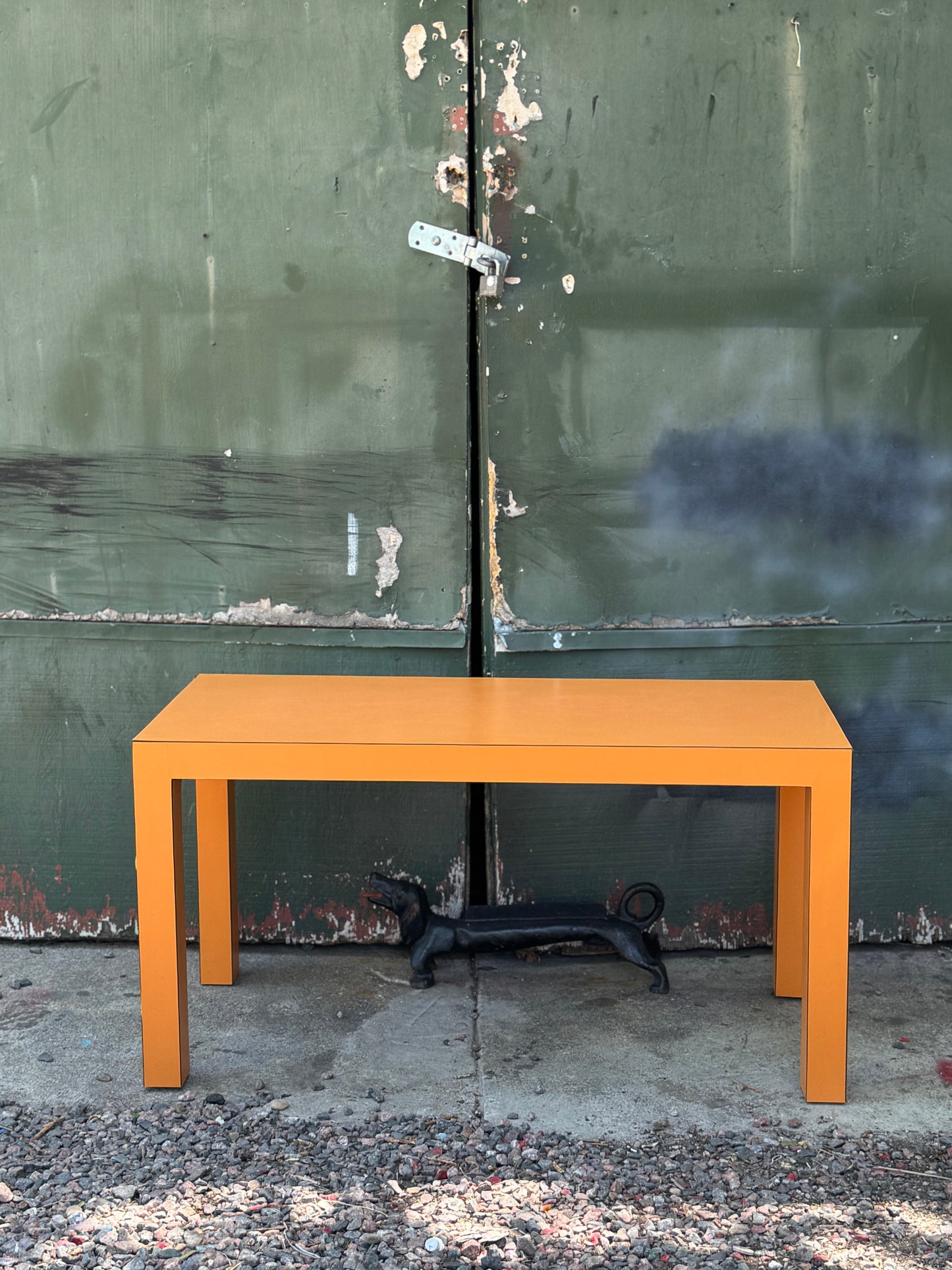 Post Modern Orange Low Console