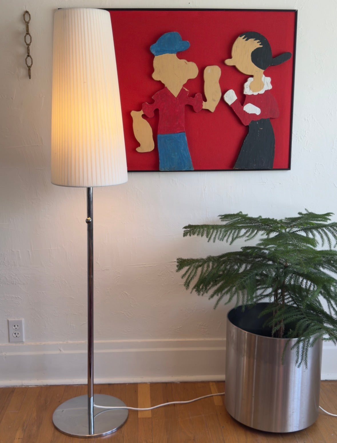 Vintage “Lunta” Dimmable Floor Lamp by A. Nilsson, H. Preutz, and T. Eliasson for IKEA