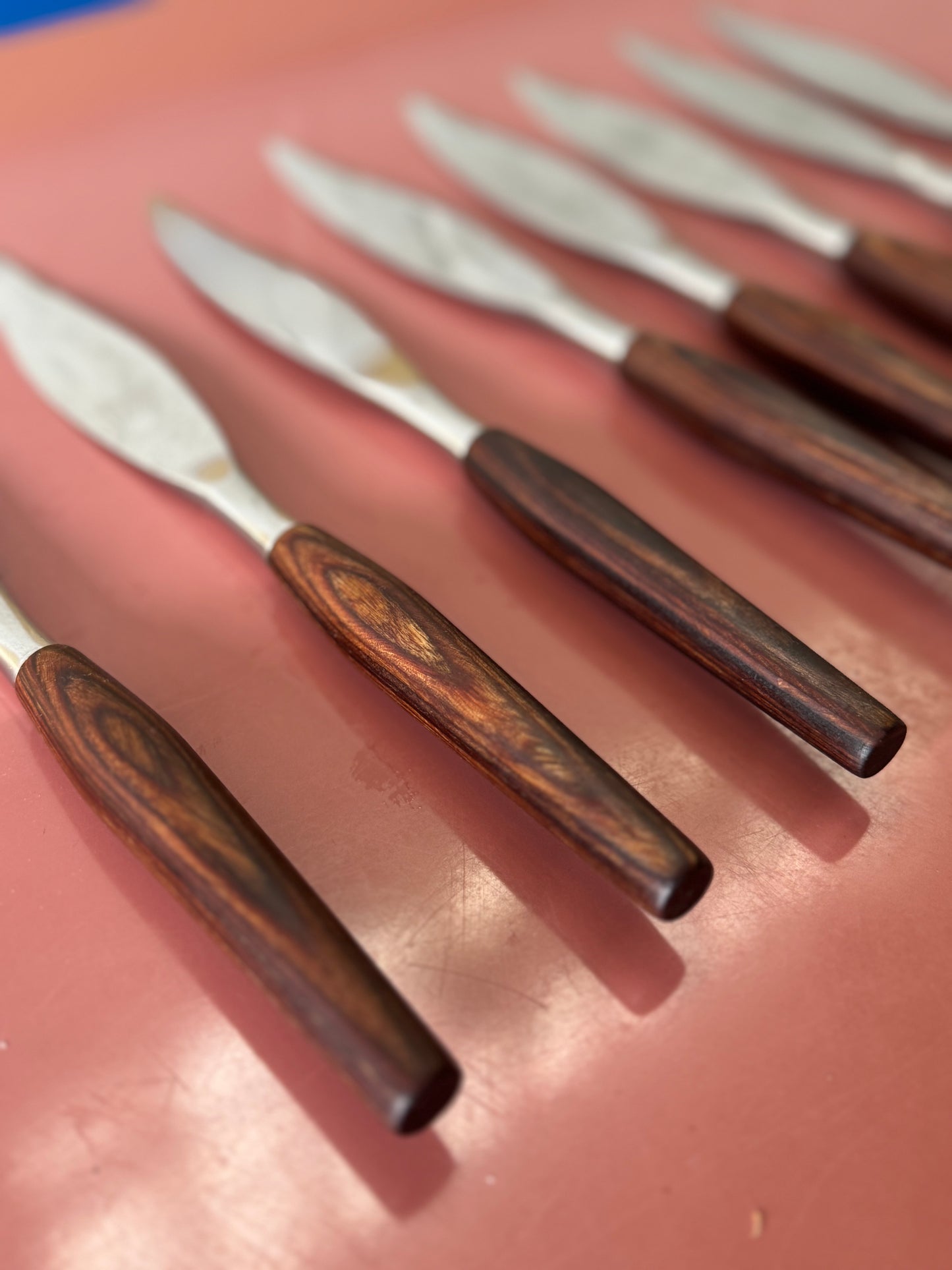 Vintage Teak Handle Steak Knife by Mode Danish