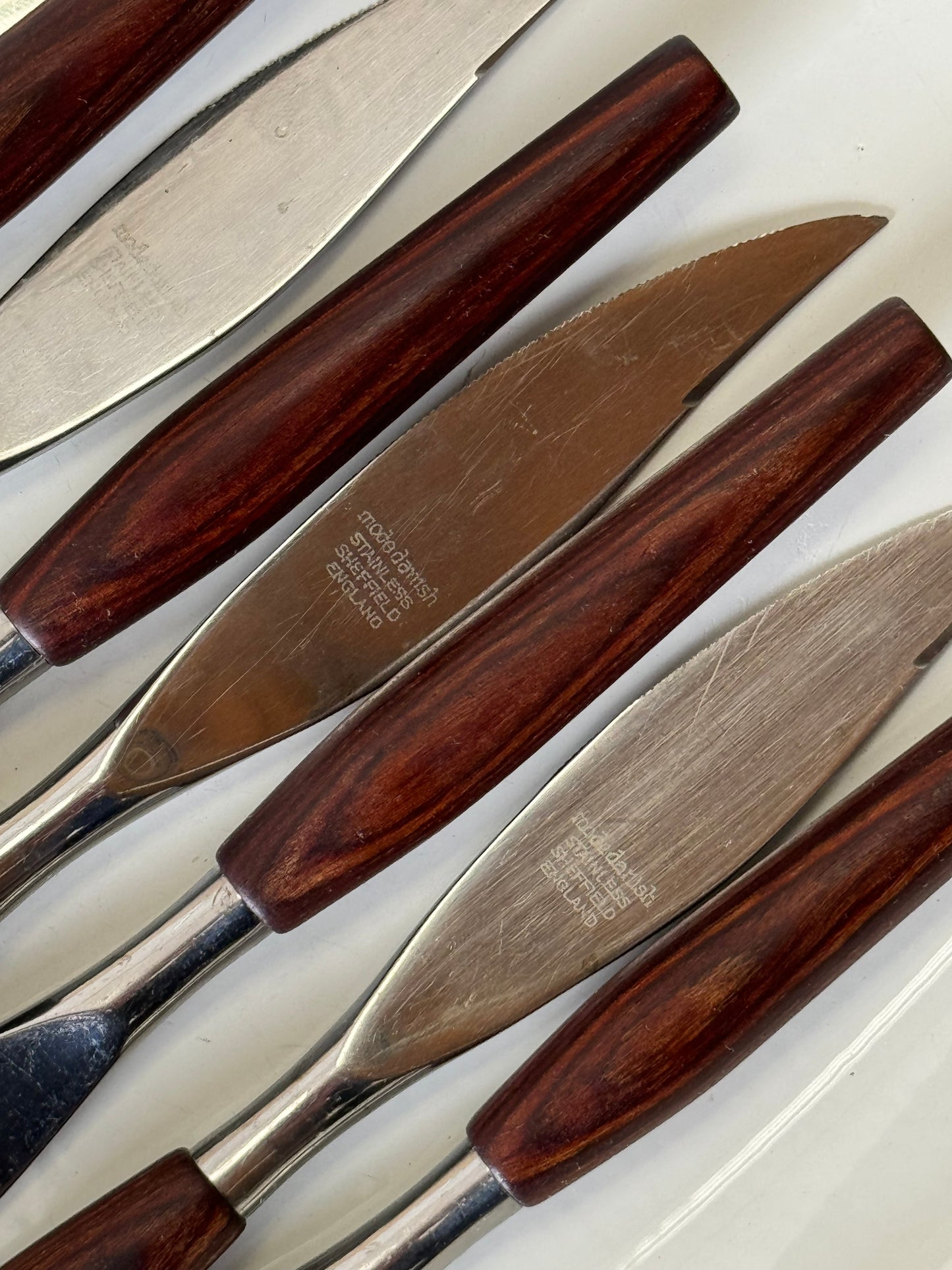 Vintage Teak Handle Steak Knife by Mode Danish