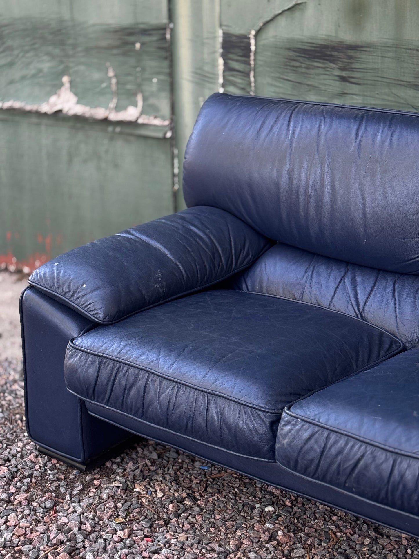 Post Modern Leather Sofa