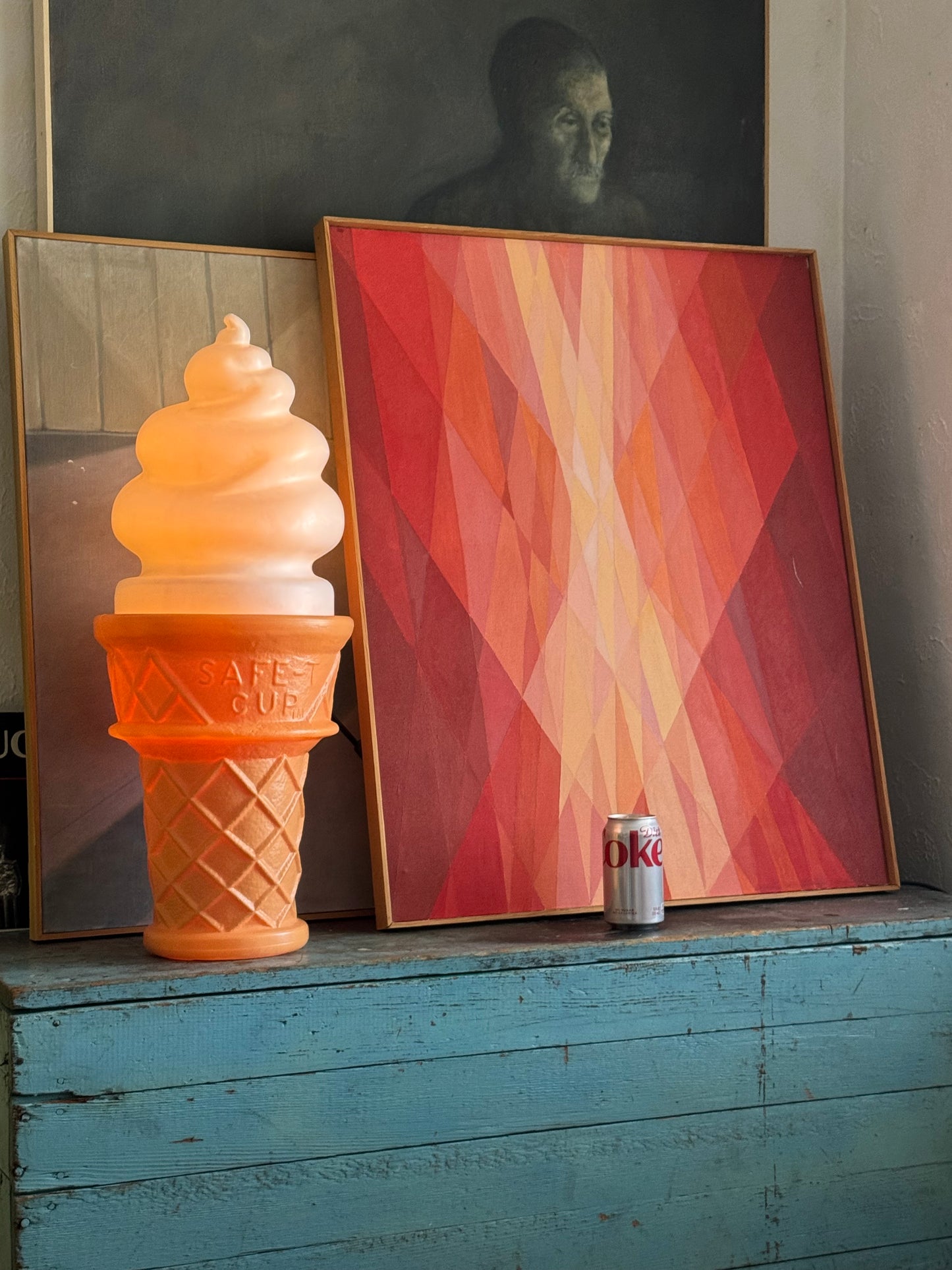 Vintage Soft Serve Lamp