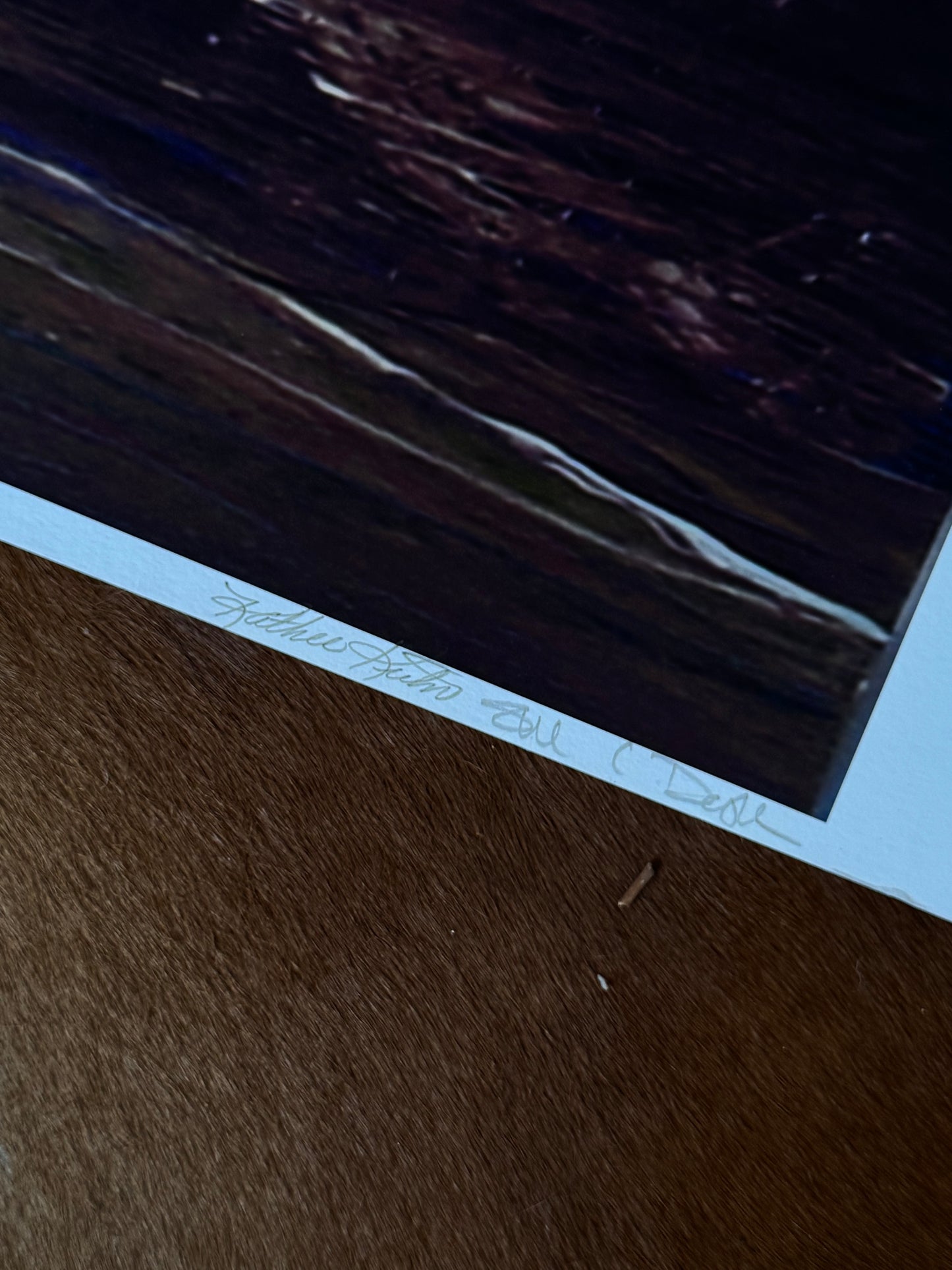 Signed Photo Abstraction Print by Sue Doyle