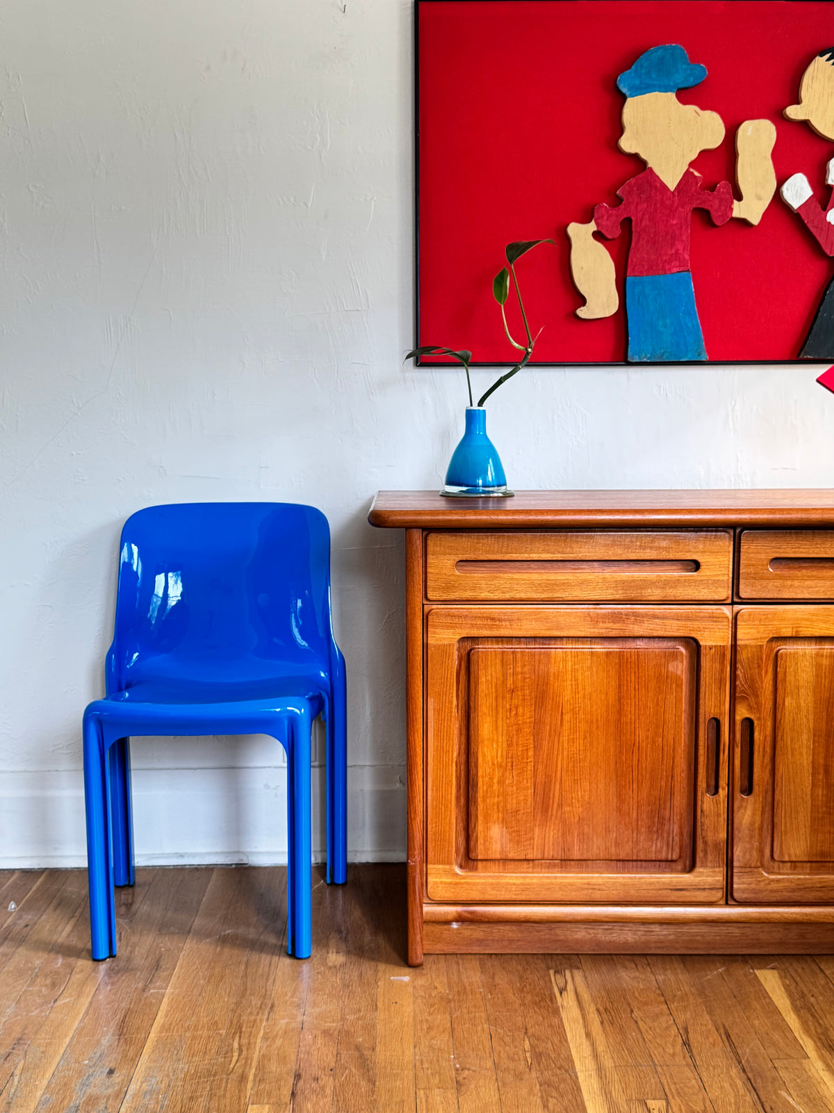 1970s Solid Teak Sideboard by Dyrlund