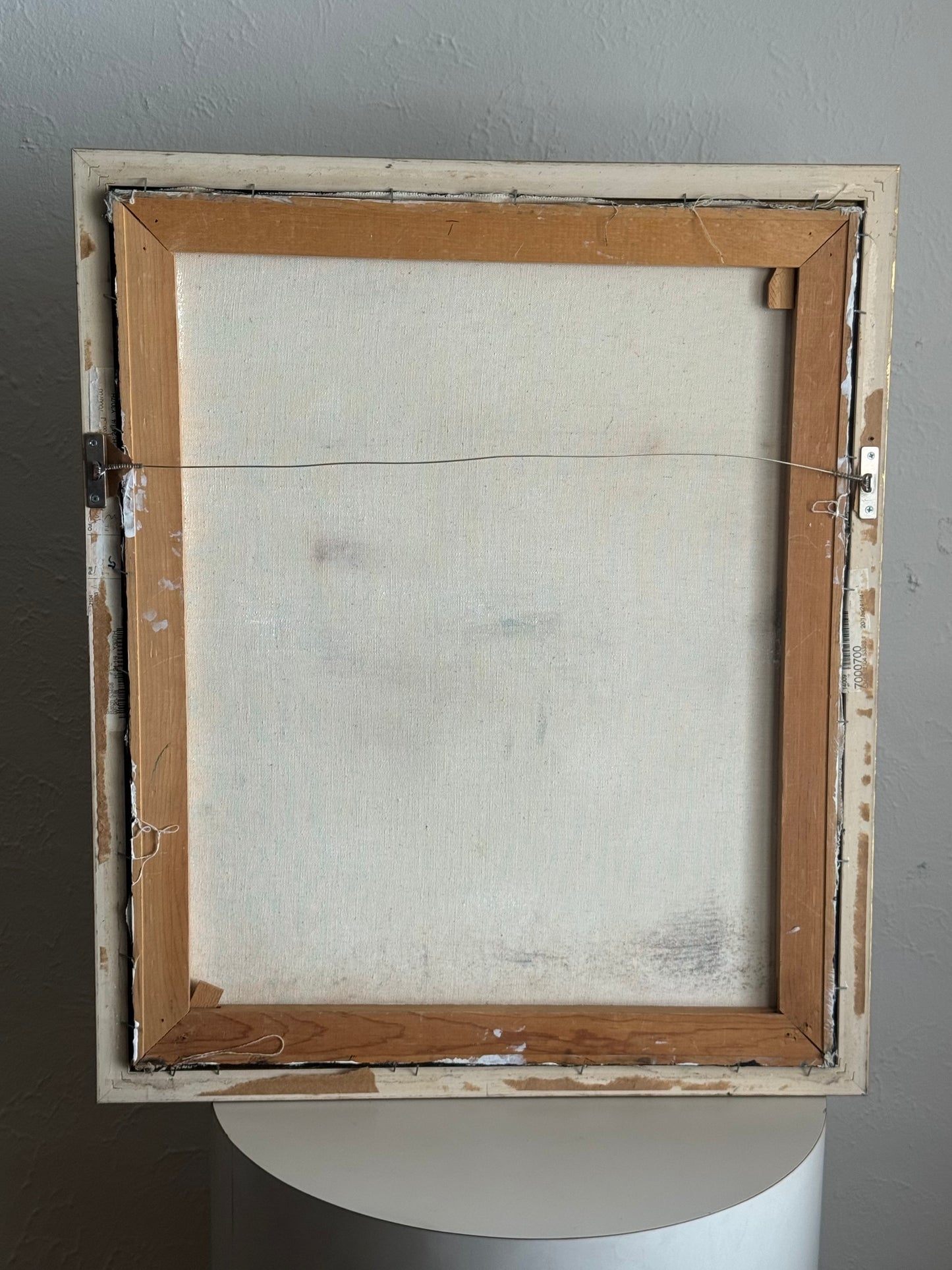 Mid Century Abstract Oil Painting
