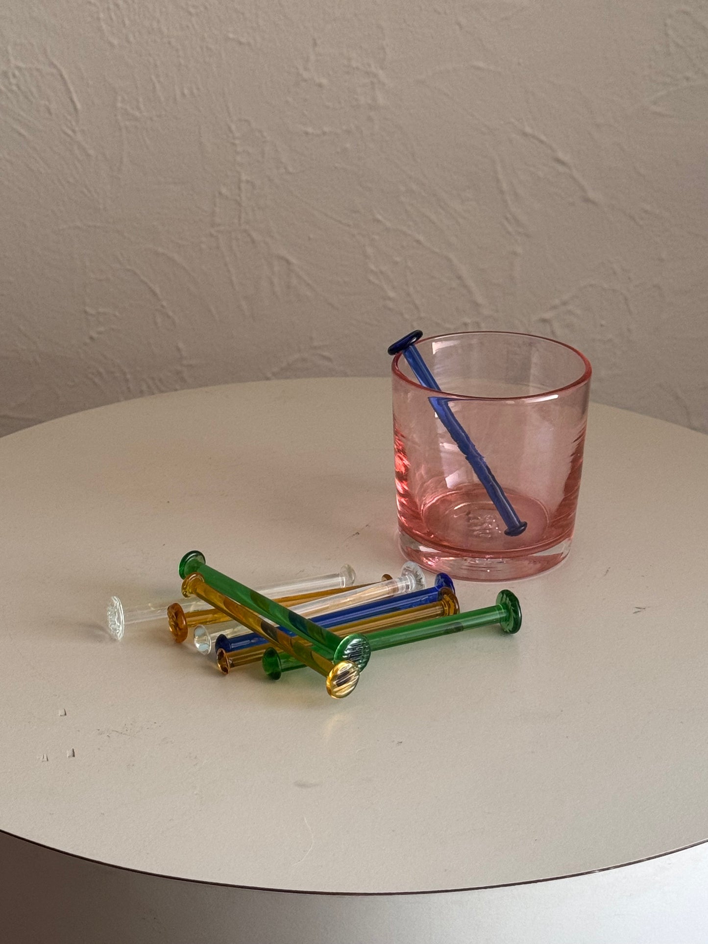 Handmade Glass Swizel Sticks