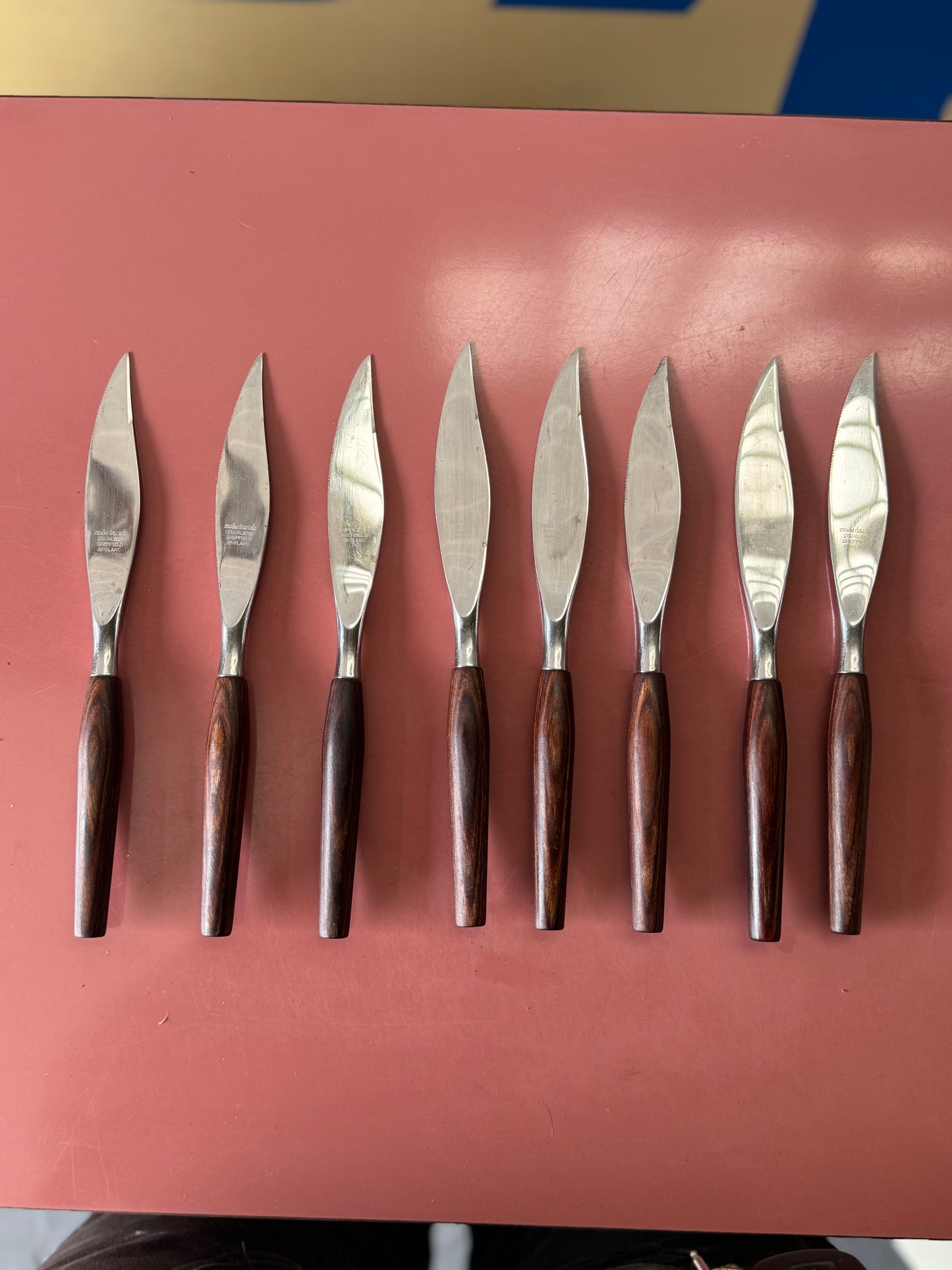 Vintage Teak Handle Steak Knife by Mode Danish