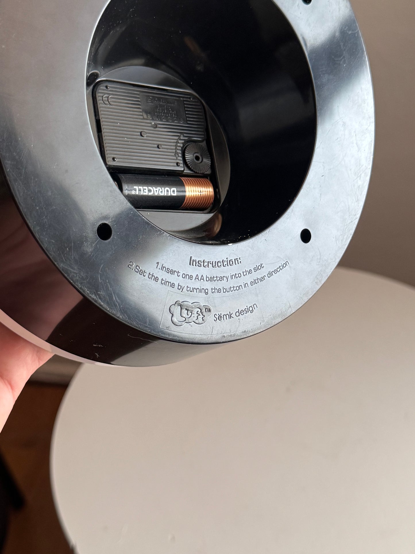 Sëmk Design Postmodern Luft Slantime clock, 2002.