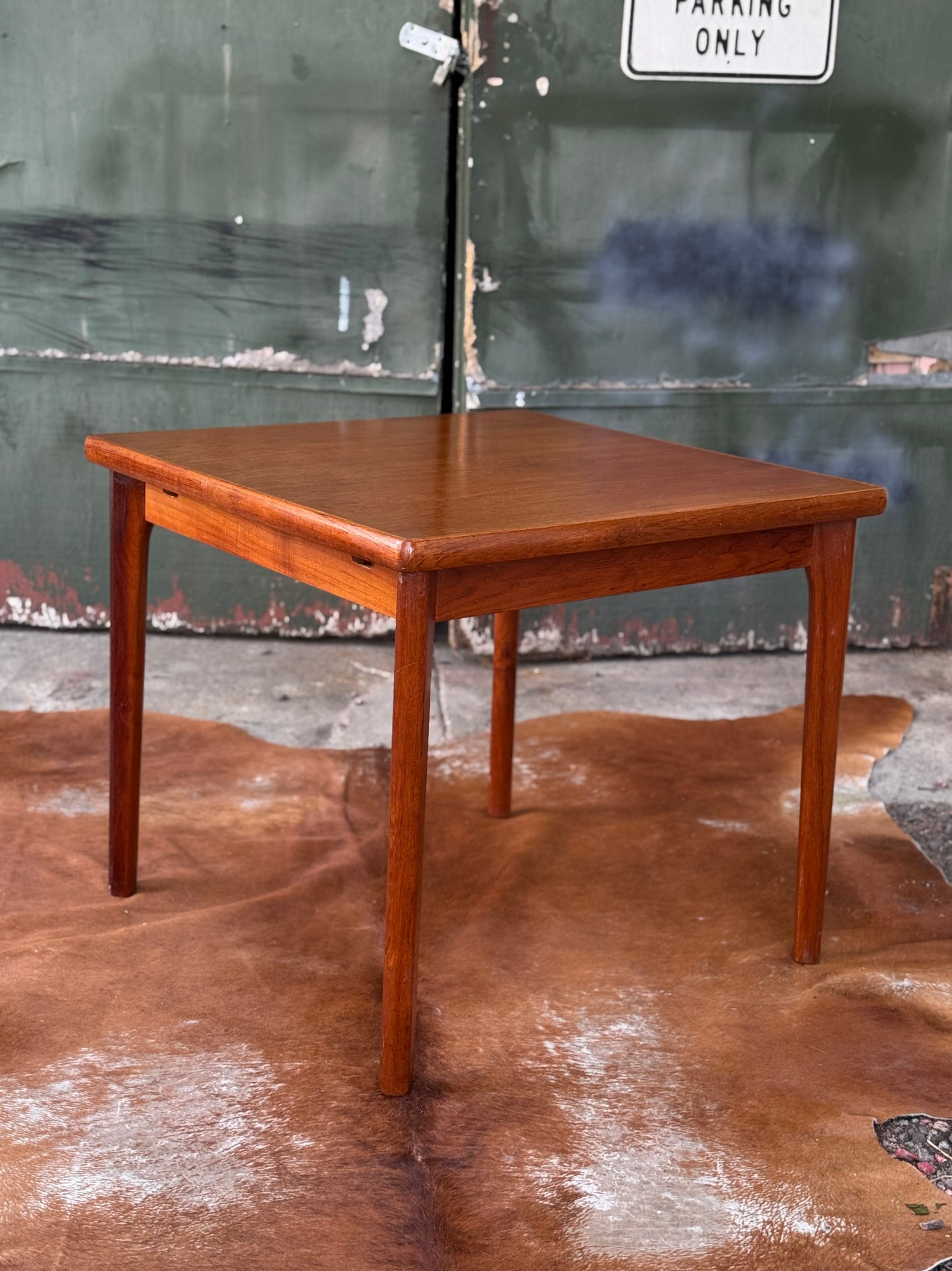 Danish Teak Hidden Leaf Dining Table by D-SCAN
