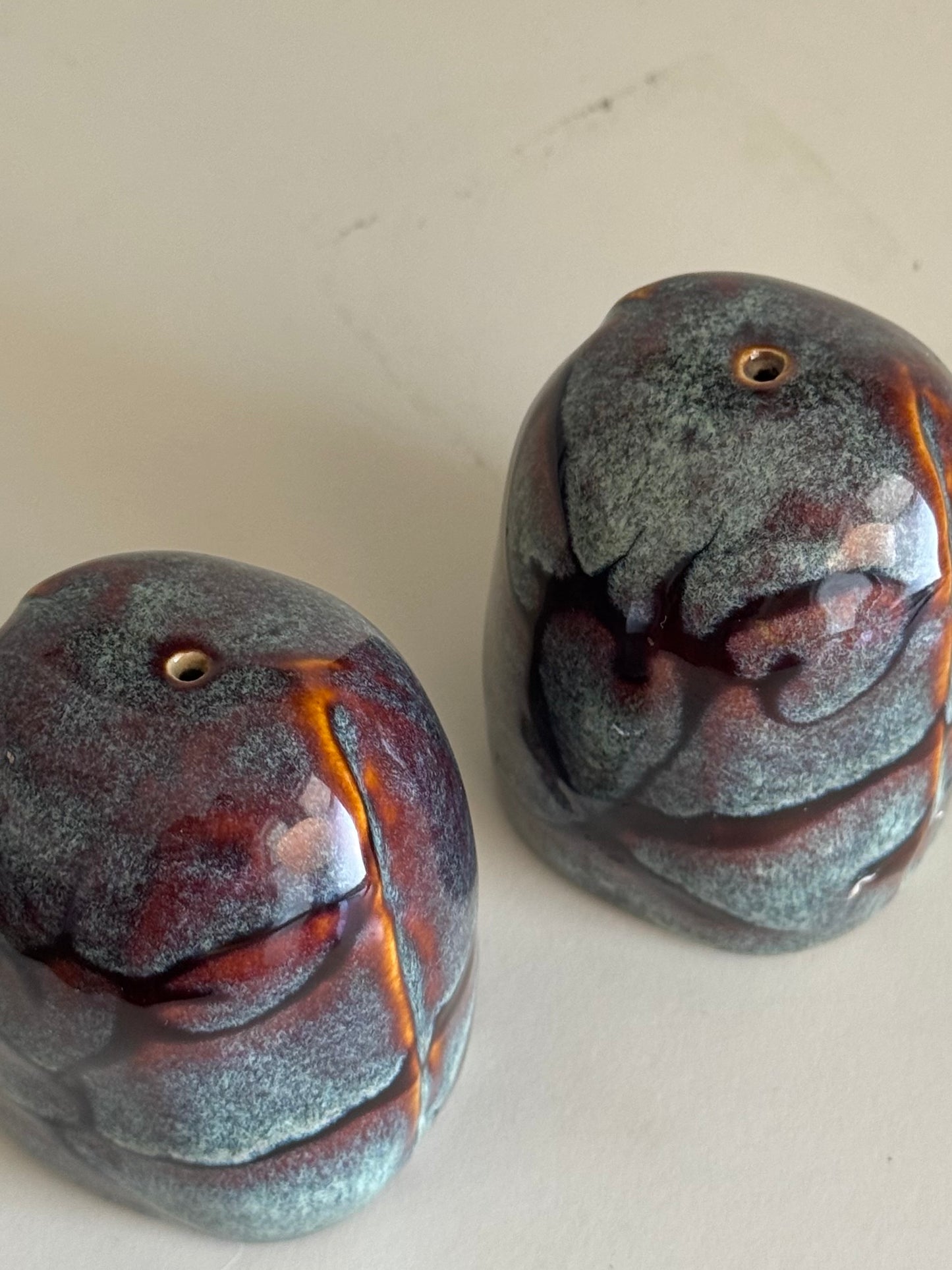Handmade Ceramic Salt & Pepper Shakers