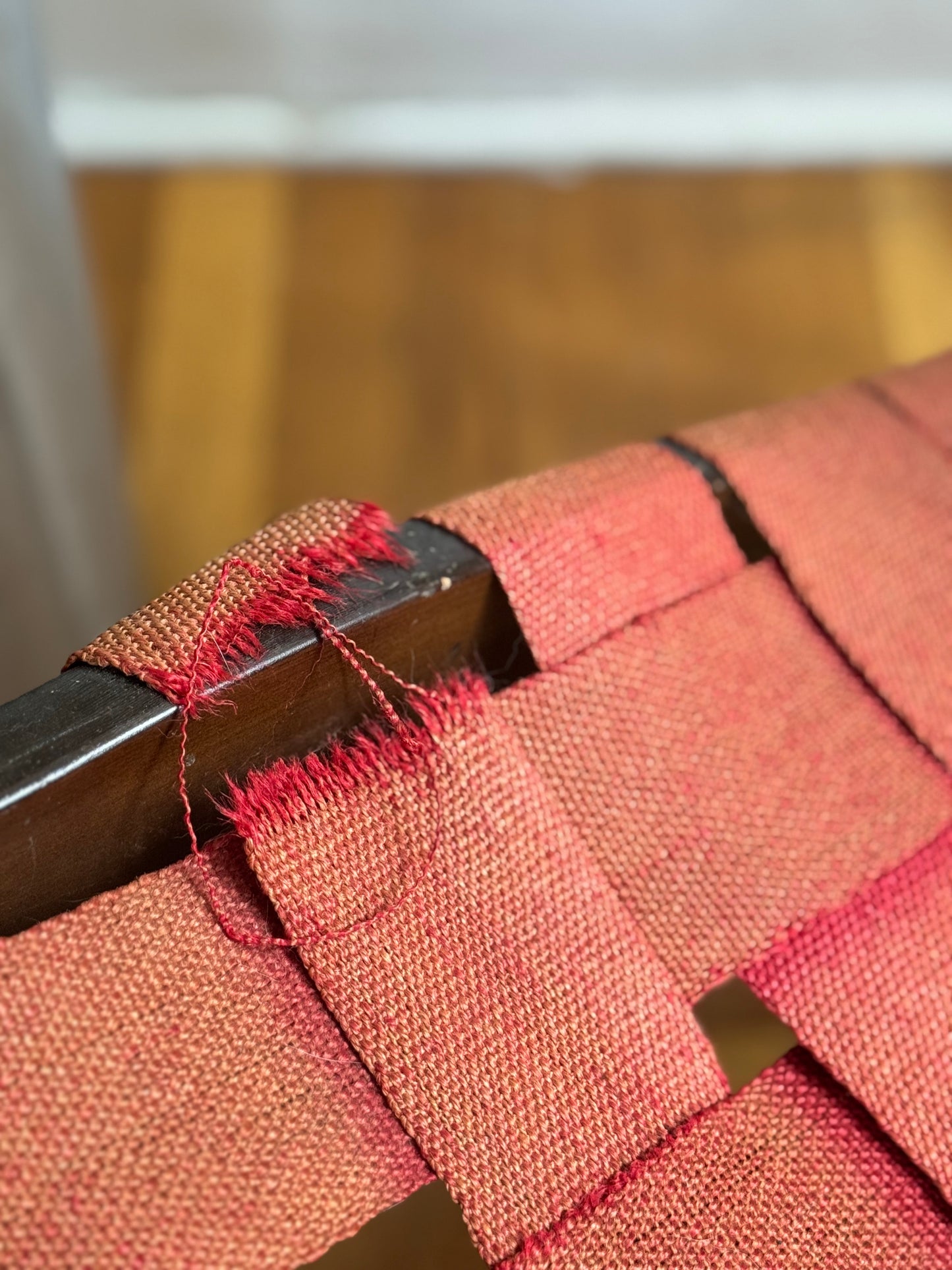 1940s Jens Risom Parachute Strap Lounge Chair