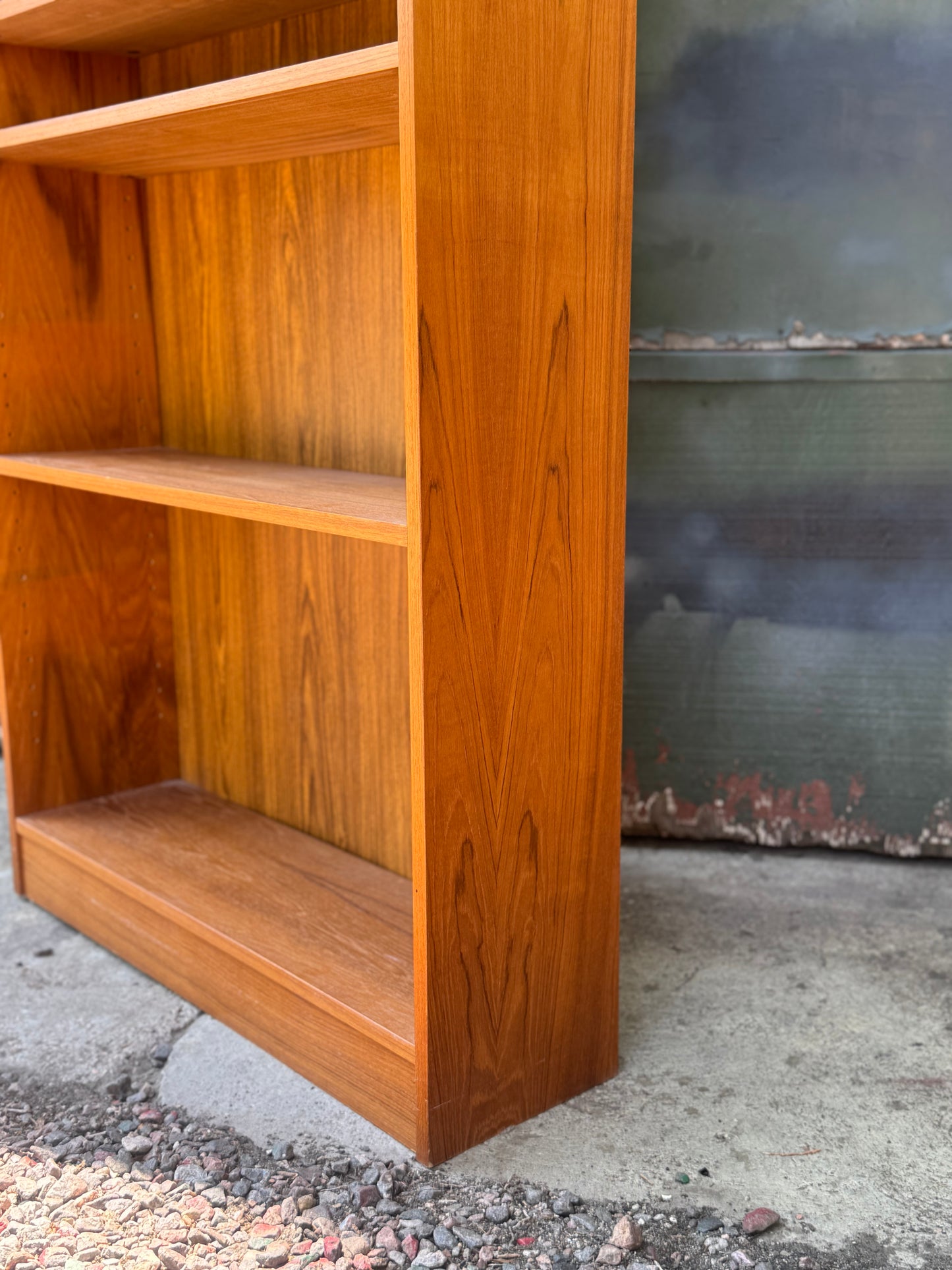 Danish Teak Bookshelf w/ adjustable shelves