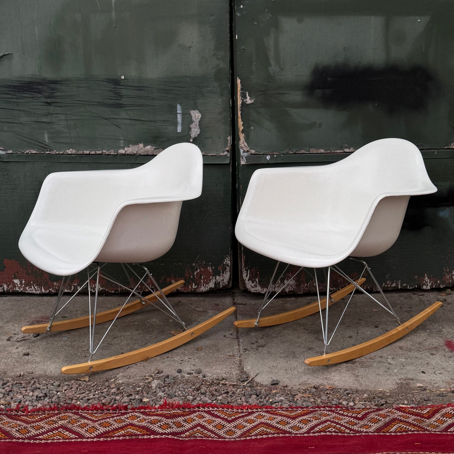 Vintage Modernica Fiberglass Shell Rocker