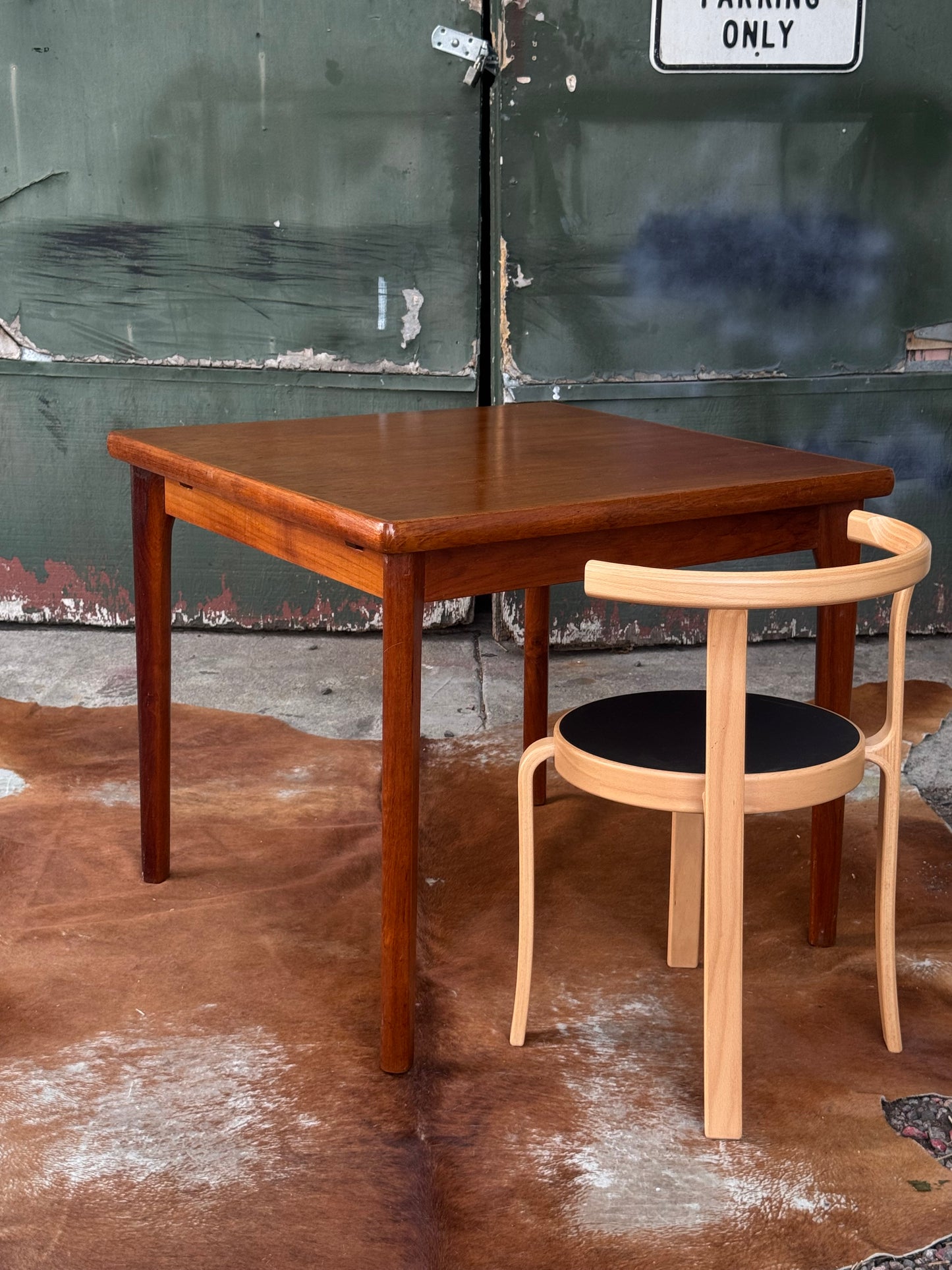 Danish Teak Hidden Leaf Dining Table by D-SCAN