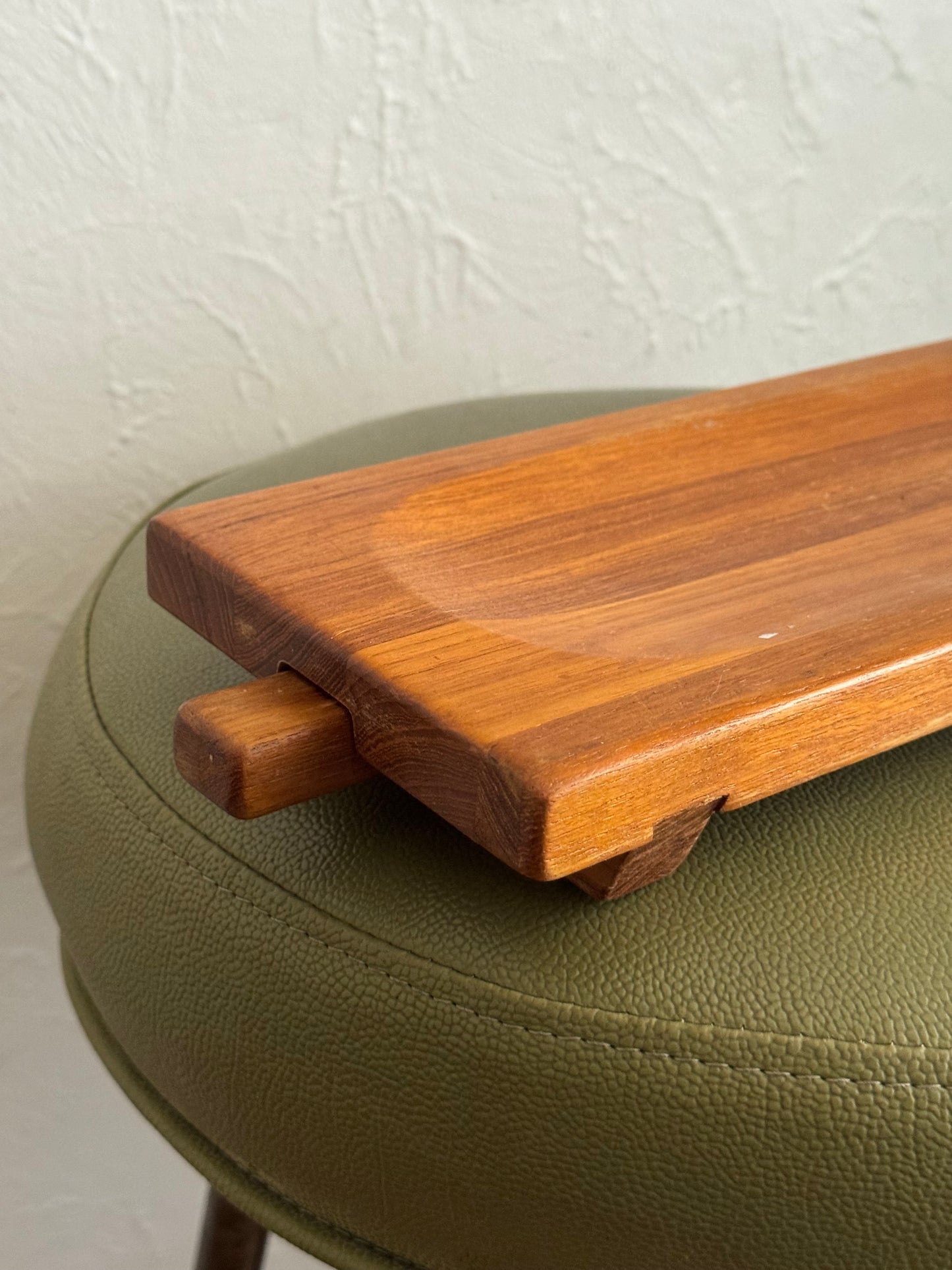 Dansk Solid Teak Cheeaw Board and Knife