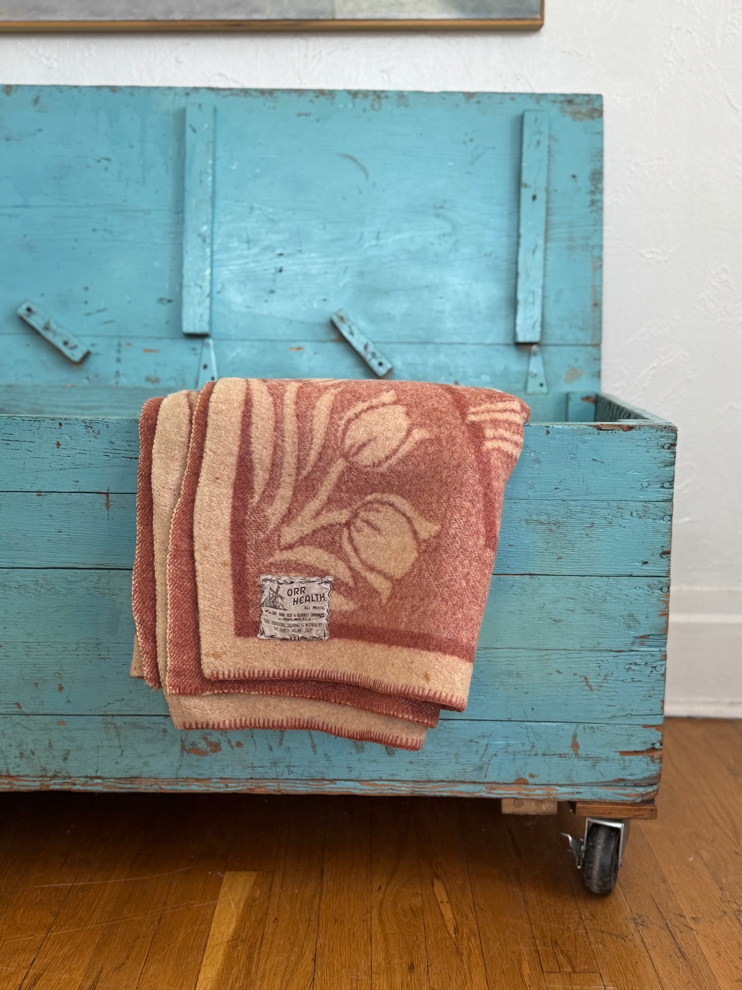 1940s Orr Health Reversible Blanket