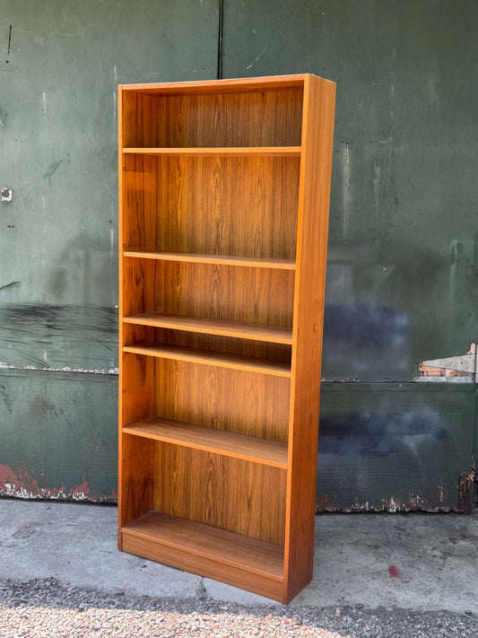Danish Teak Bookshelf w/ adjustable shelves