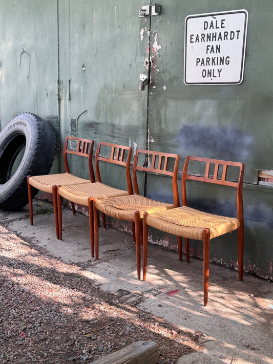 Model 79 Dining Chairs by Niels Moeller