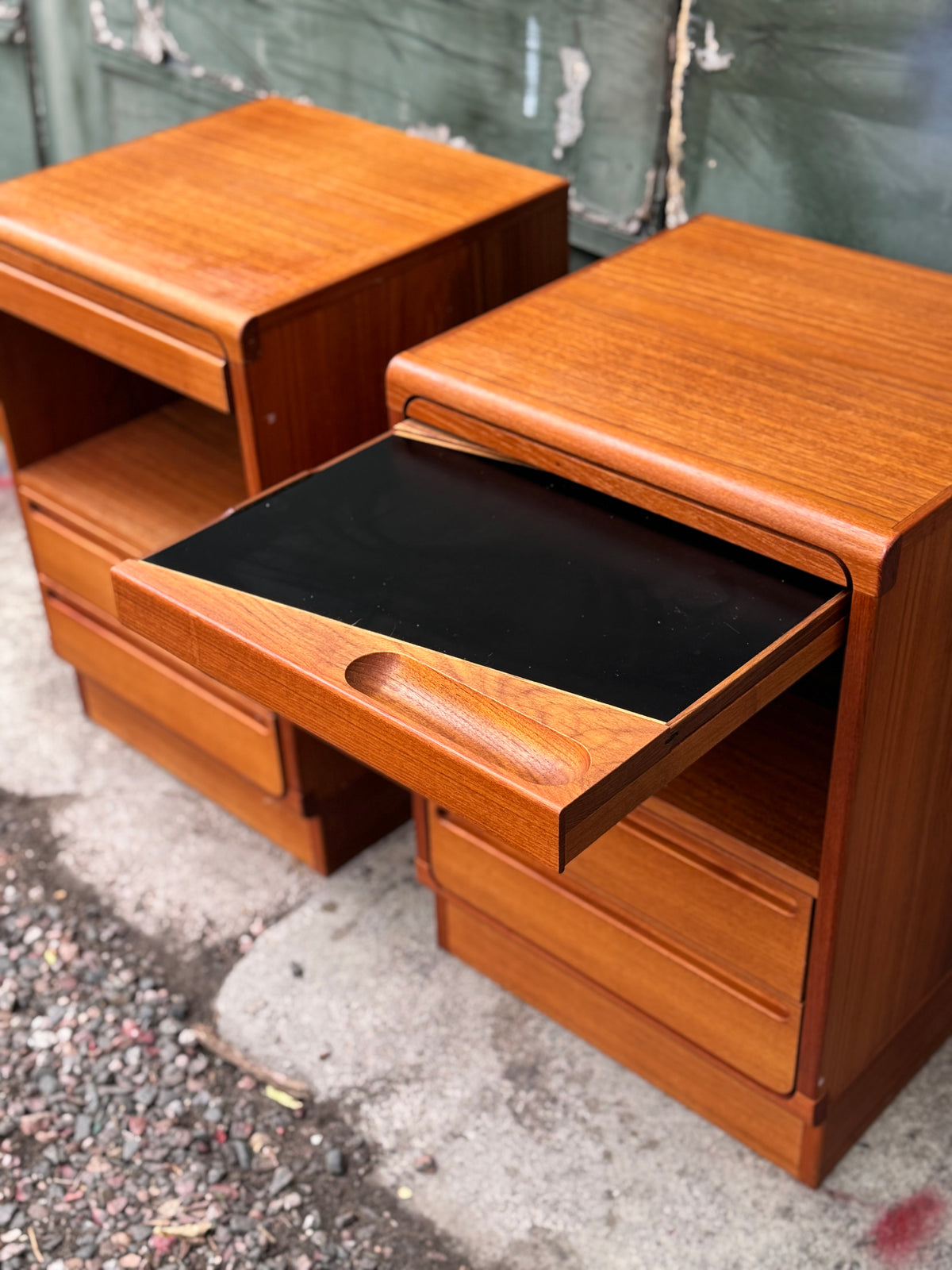Vintage Danish Modern Teak Nightstands by Nils Jonsson for Torring Mobelfabrik