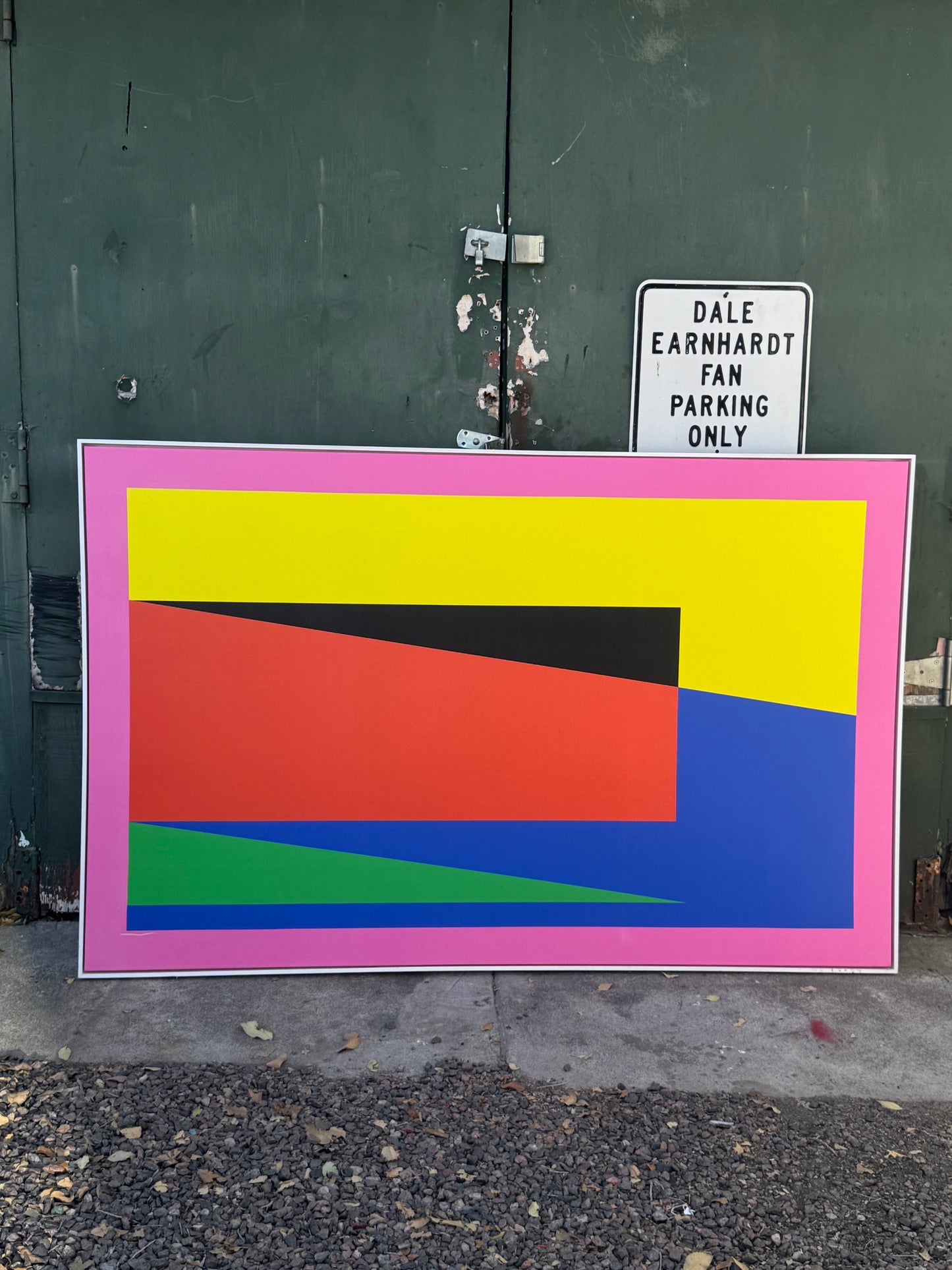 Abstract Modernist Floating Canvas Print