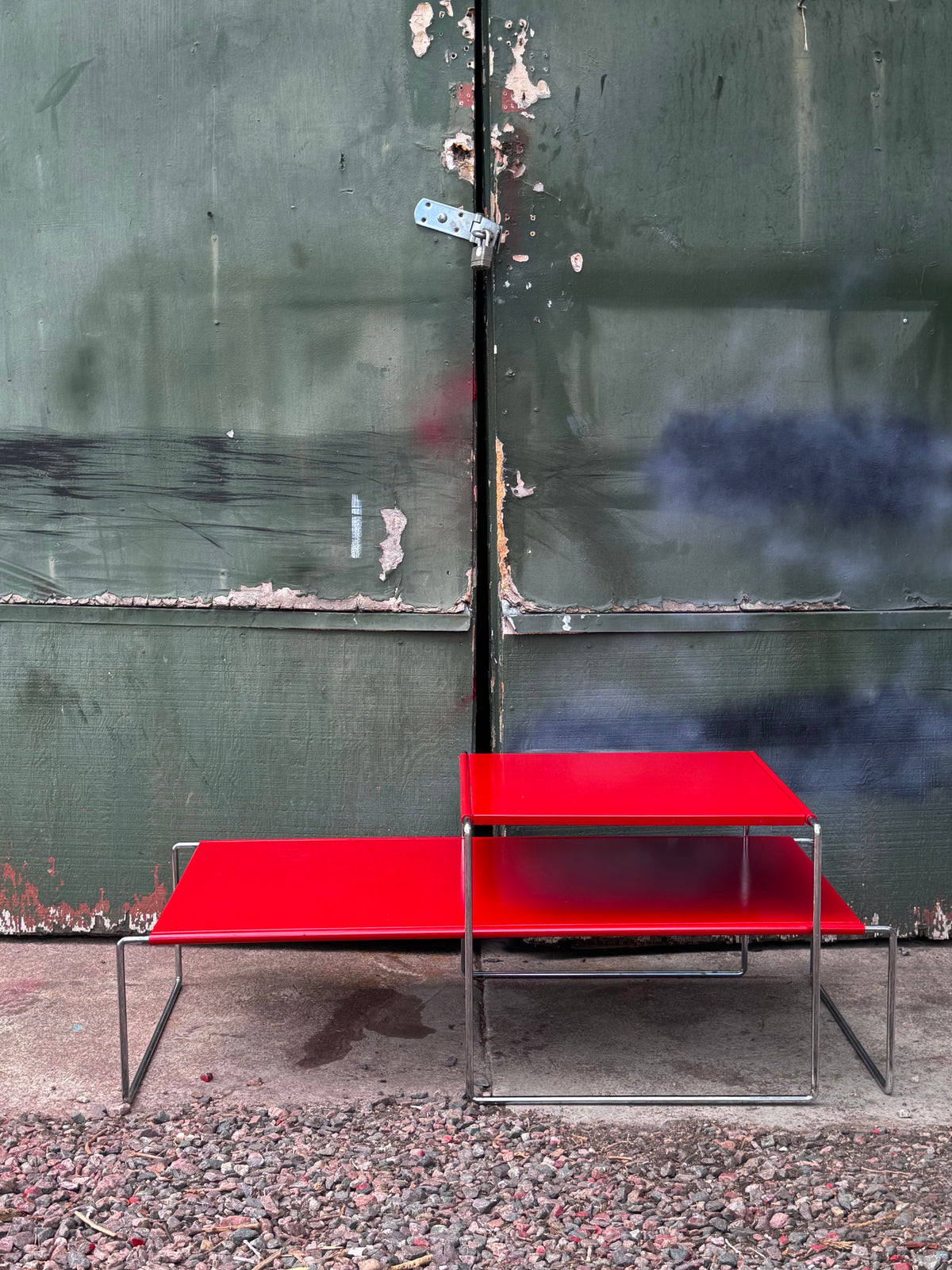 Vintage Bauhaus Modular Coffee Table Set