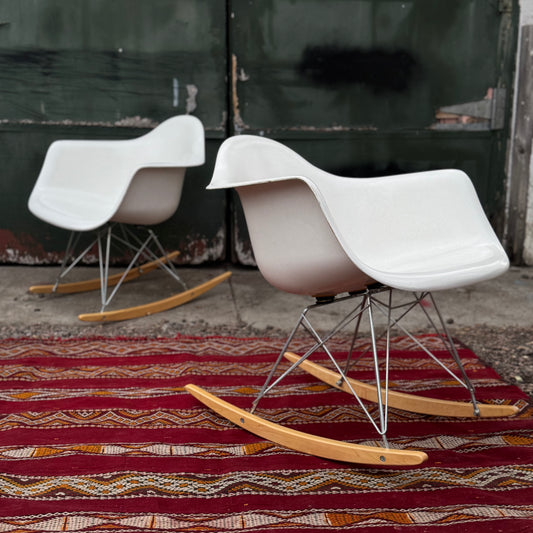 Vintage Modernica Fiberglass Shell Rocker