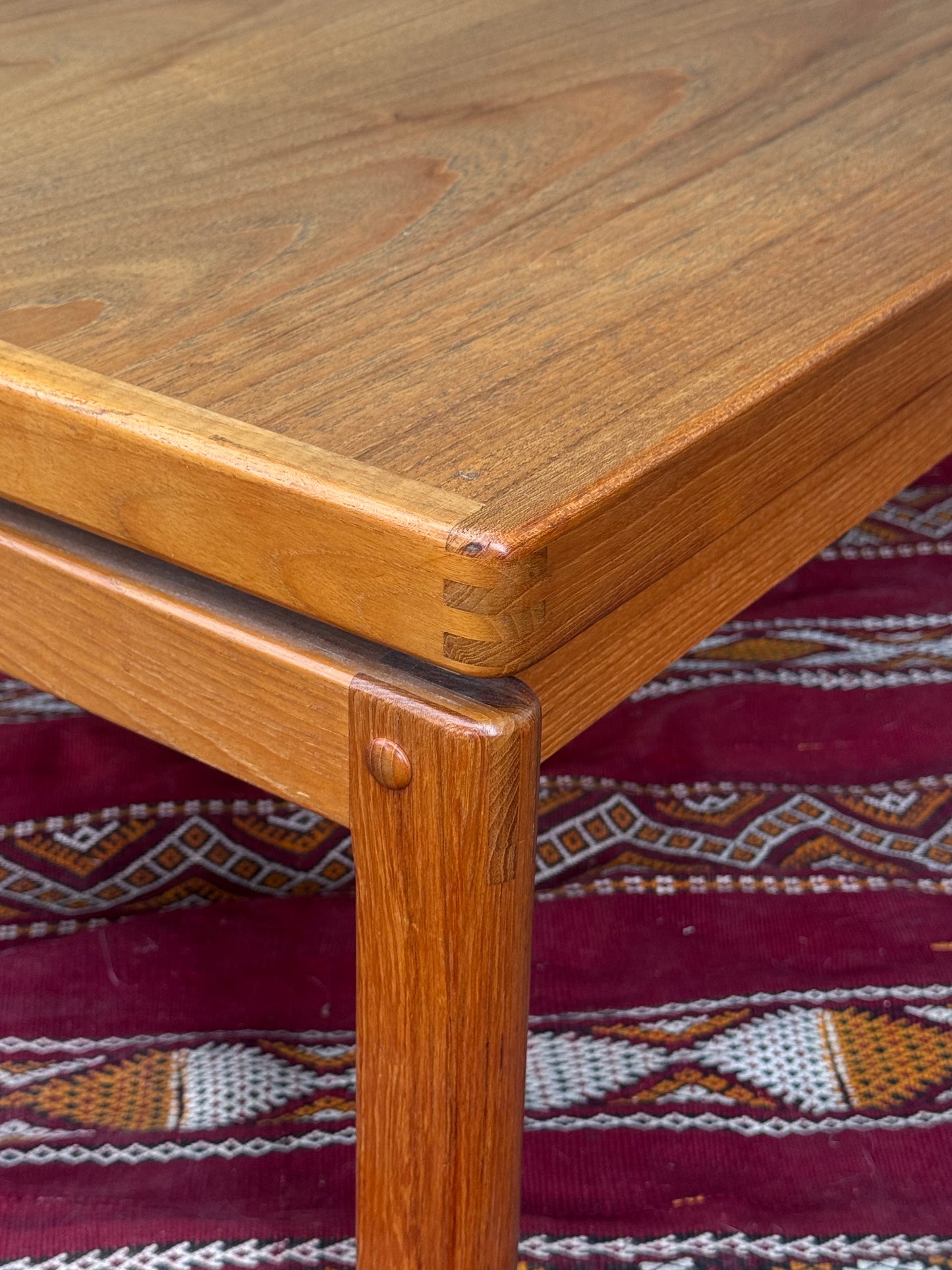 Vintage Danish Teak Coffee Table by Bramin