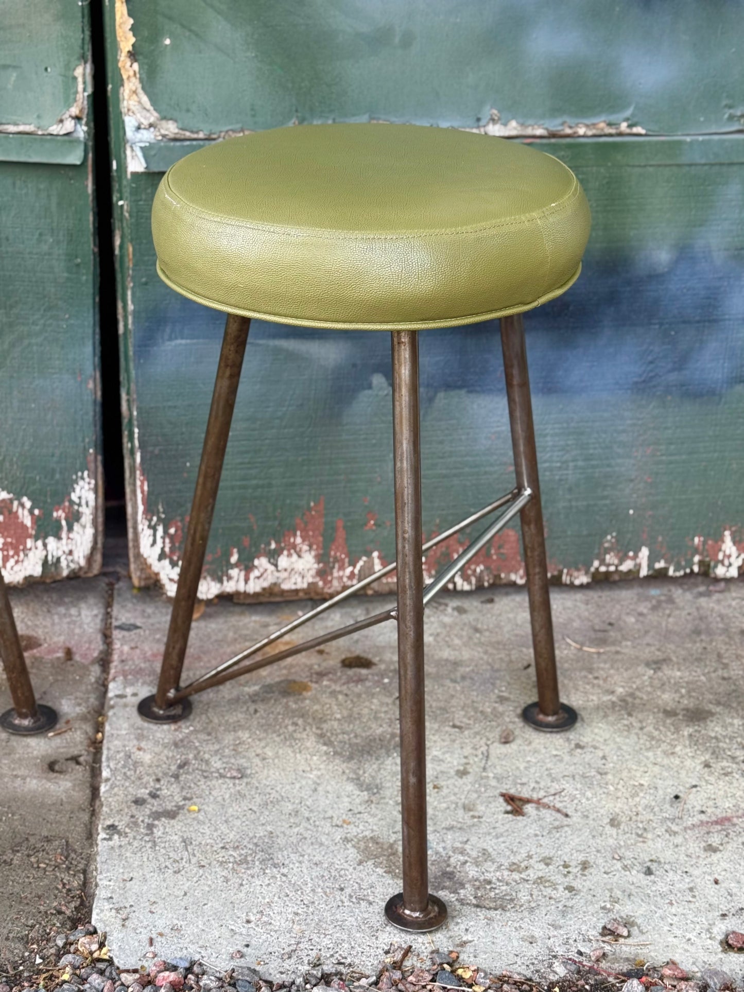 Handmade Vintage Stool Set