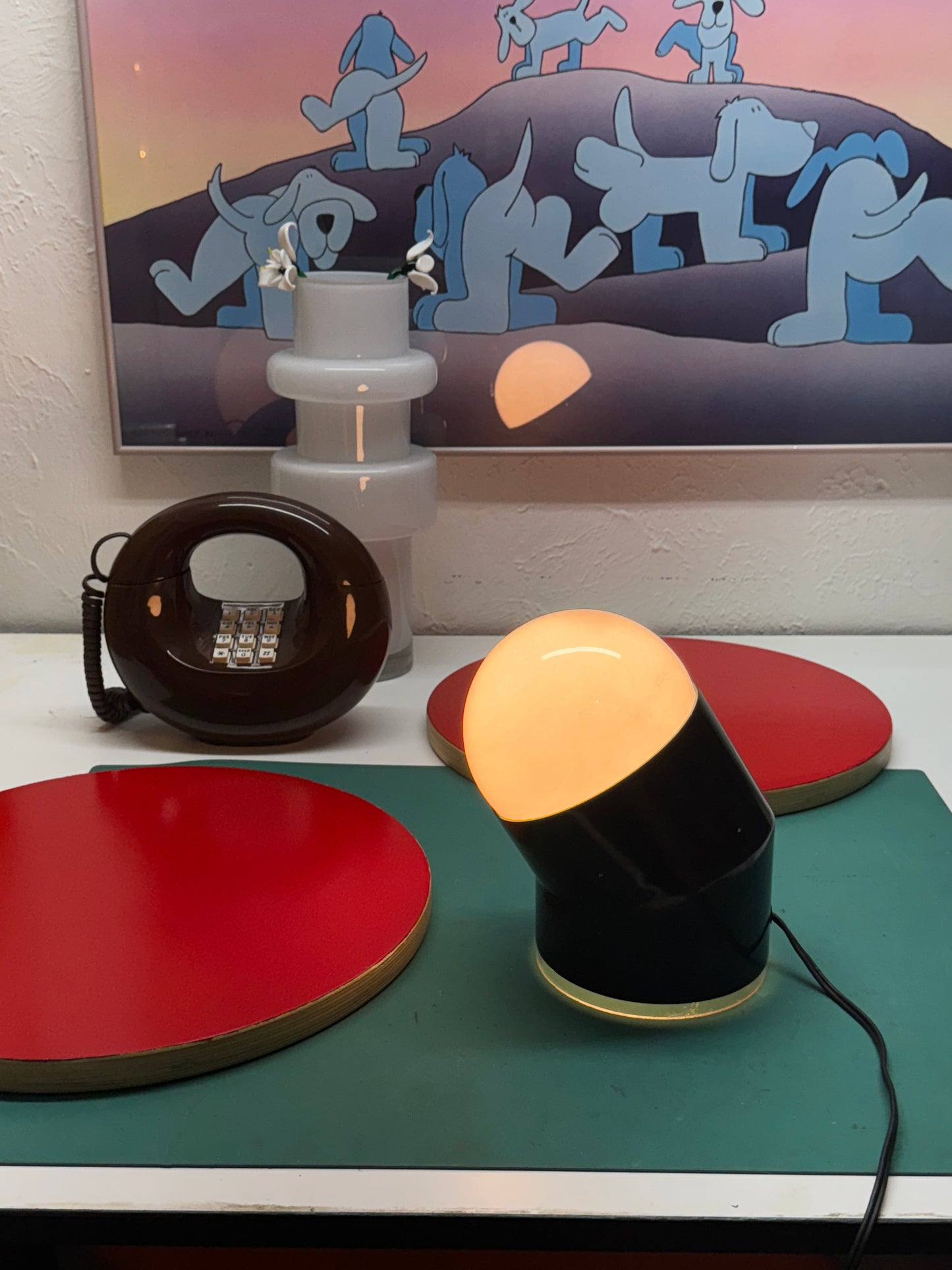 1970s Space Age Table Lamp