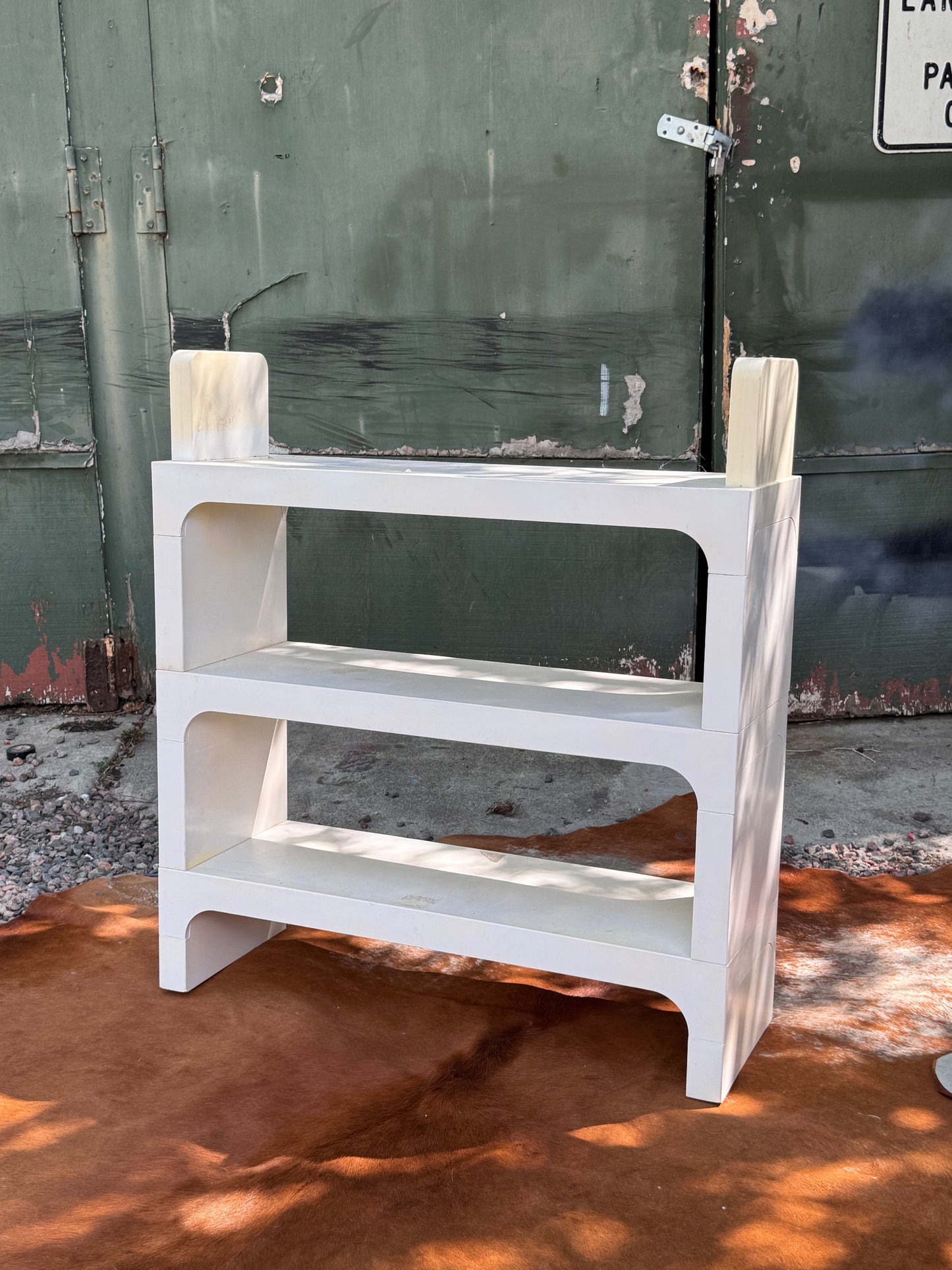 White Modular Shelf by Olaf Von Bohr for Kartell