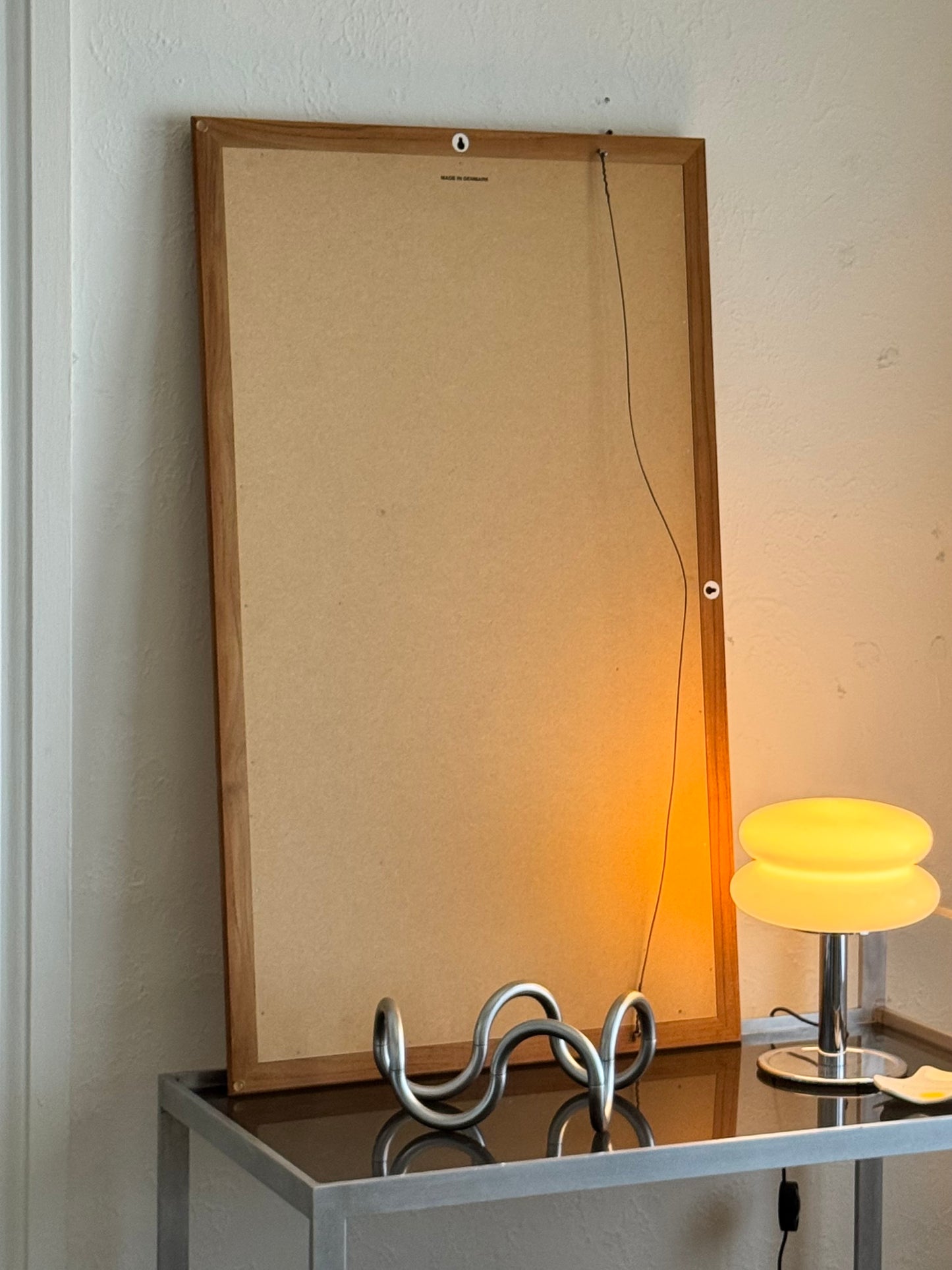 1970s Solid Teak Mirror by Nils Jonsson for Tørring Möbelfabrik Denmark