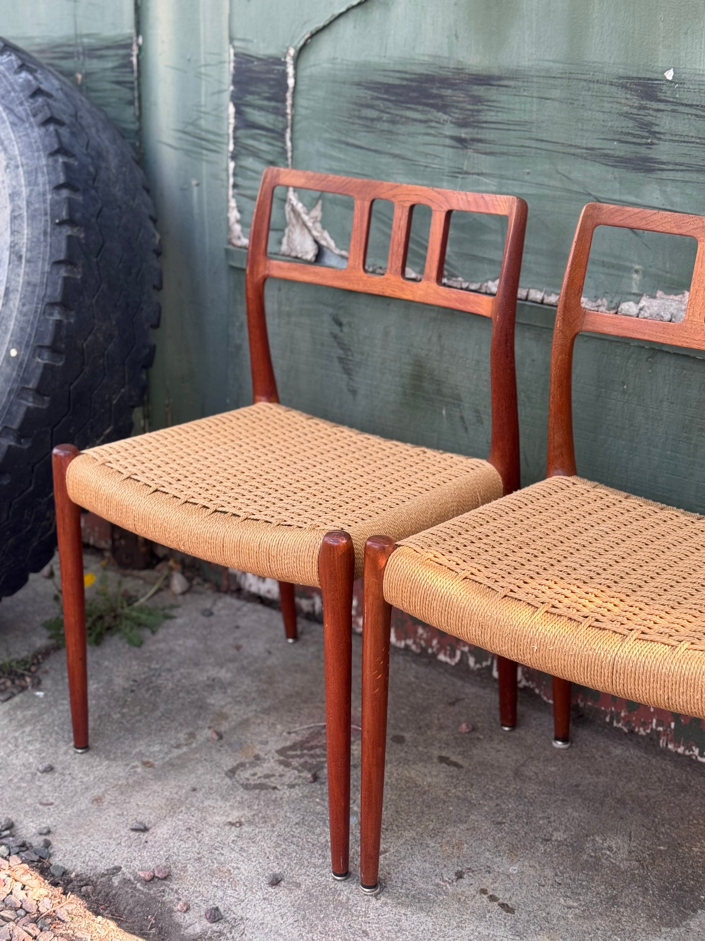 Model 79 Dining Chairs by Niels Moeller