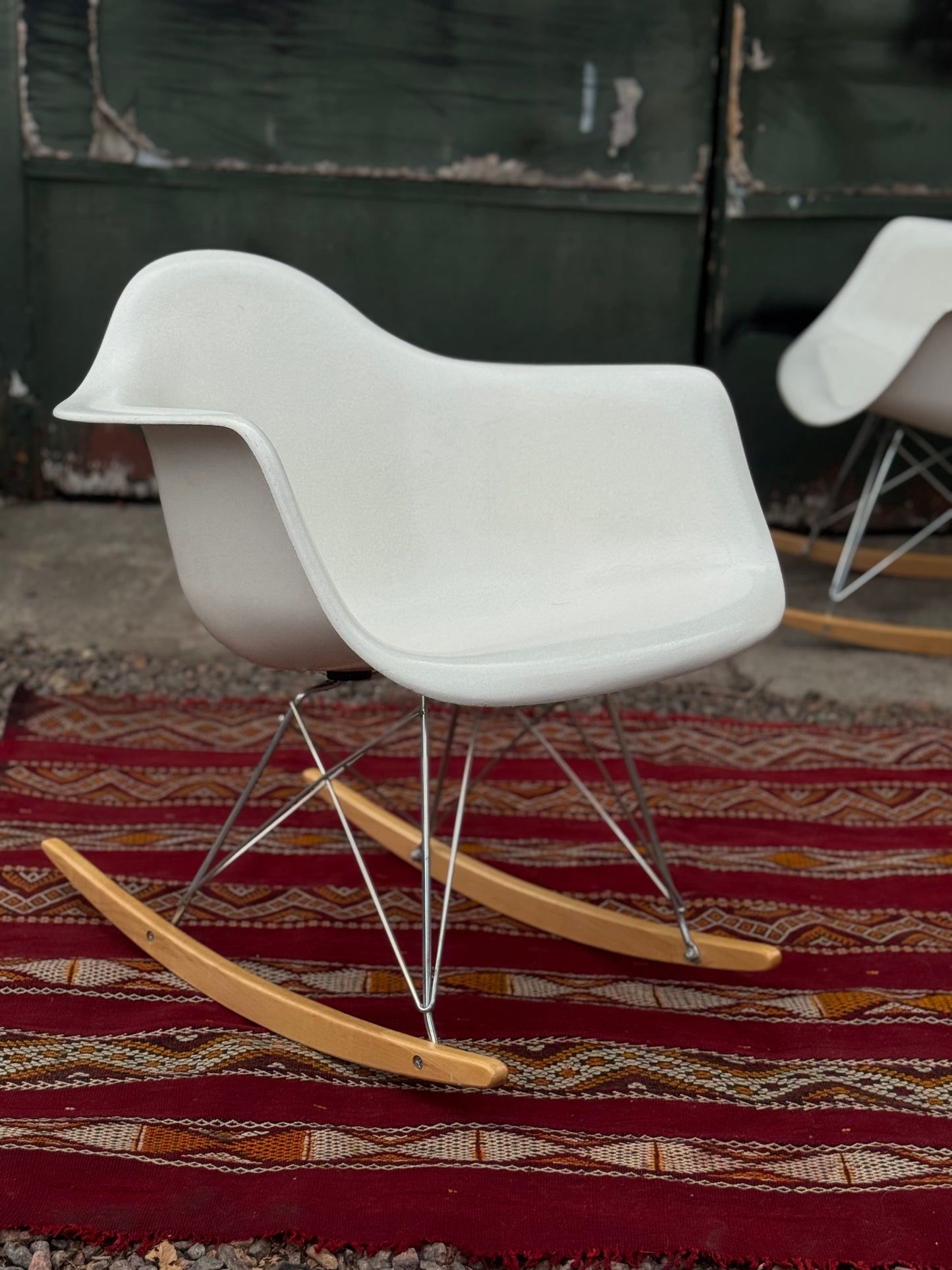 Vintage Modernica Fiberglass Shell Rocker
