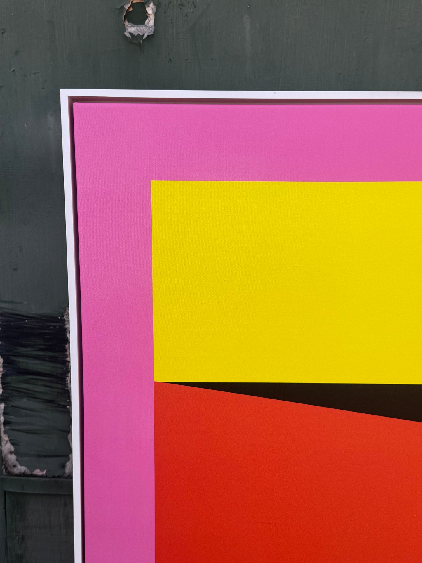 Abstract Modernist Floating Canvas Print