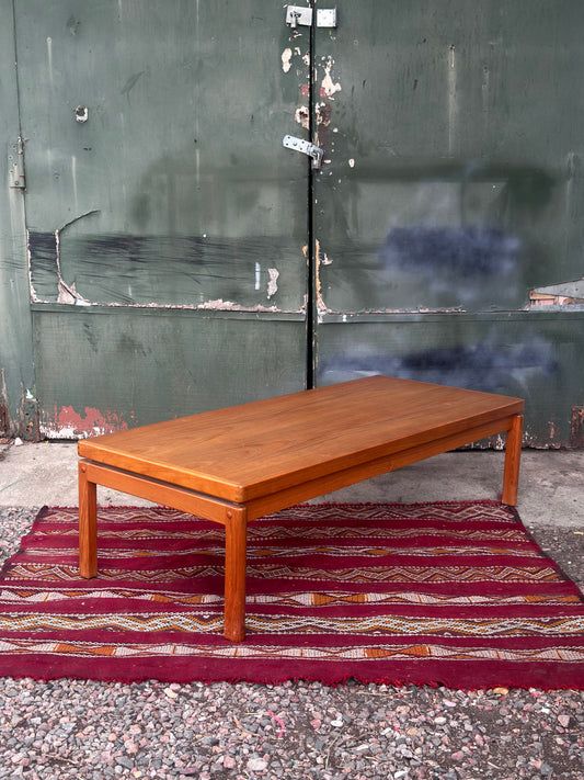 Vintage Danish Teak Coffee Table by Bramin