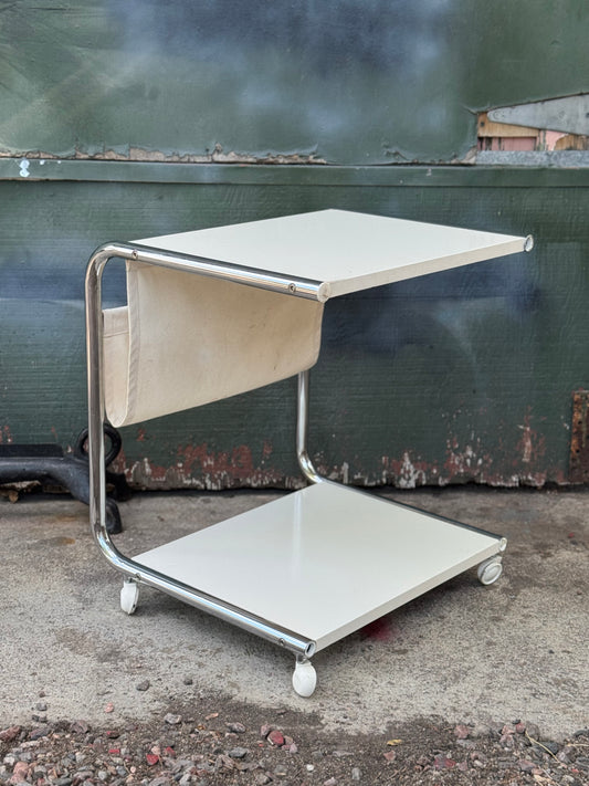 1974 “Strajk” Side Table Trolley Designed by Tomas Jelinek for Ikea