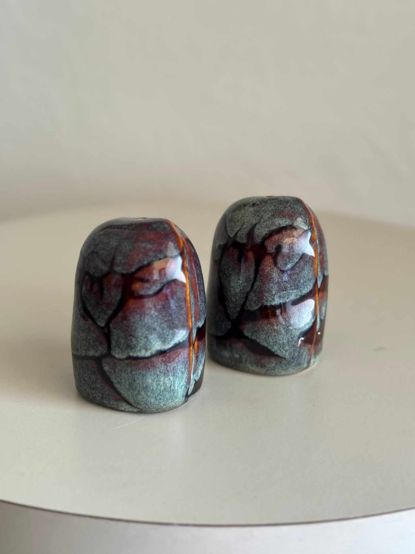 Handmade Ceramic Salt & Pepper Shakers