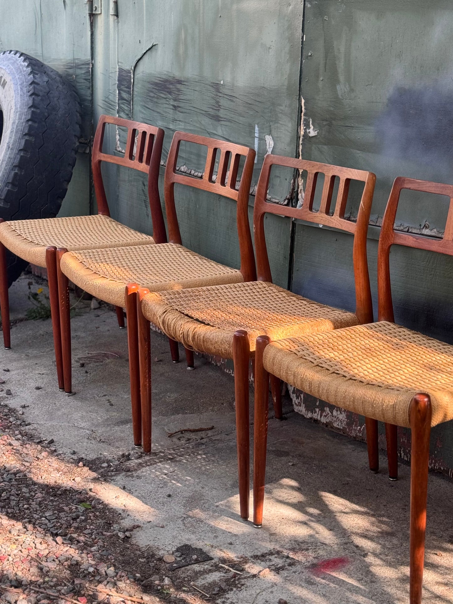 Model 79 Dining Chairs by Niels Moeller