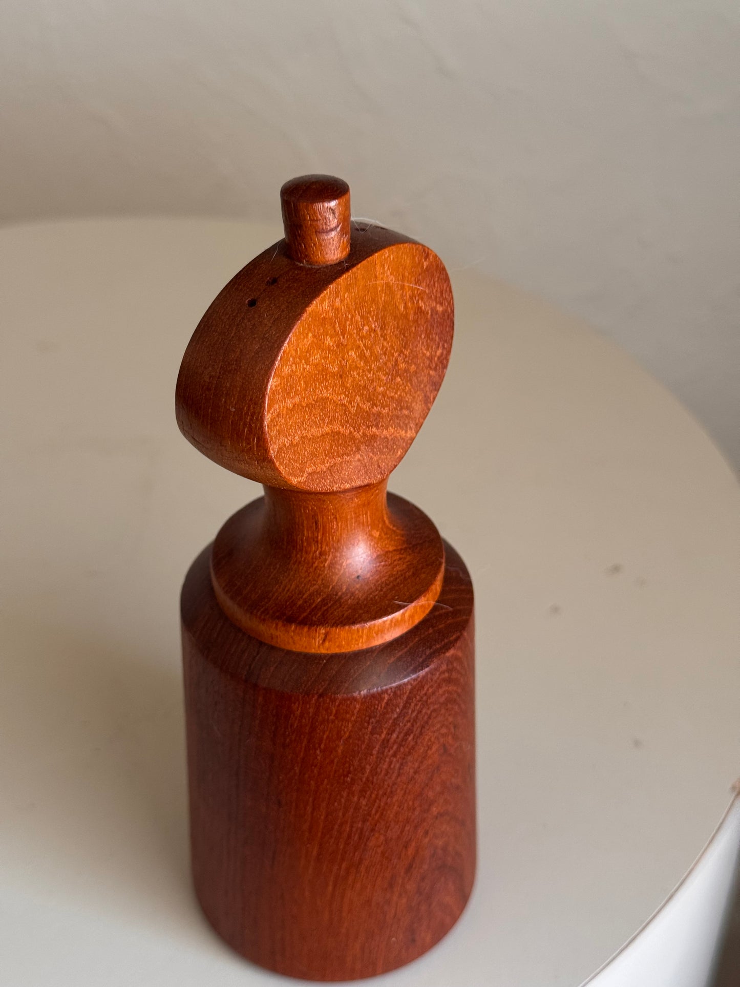 Vintage Denmark Jens H Quistgaard Teak Wood Salt Shaker & Pepper Mill Grinder