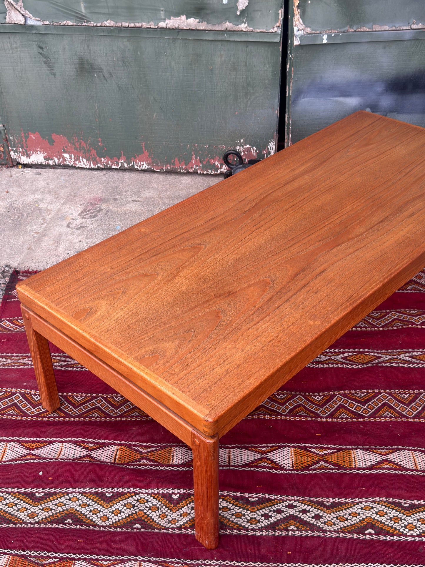 Vintage Danish Teak Coffee Table by Bramin
