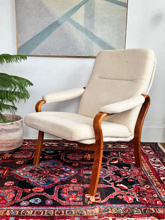 1970s Bentwood Lounge by Edmund Homa