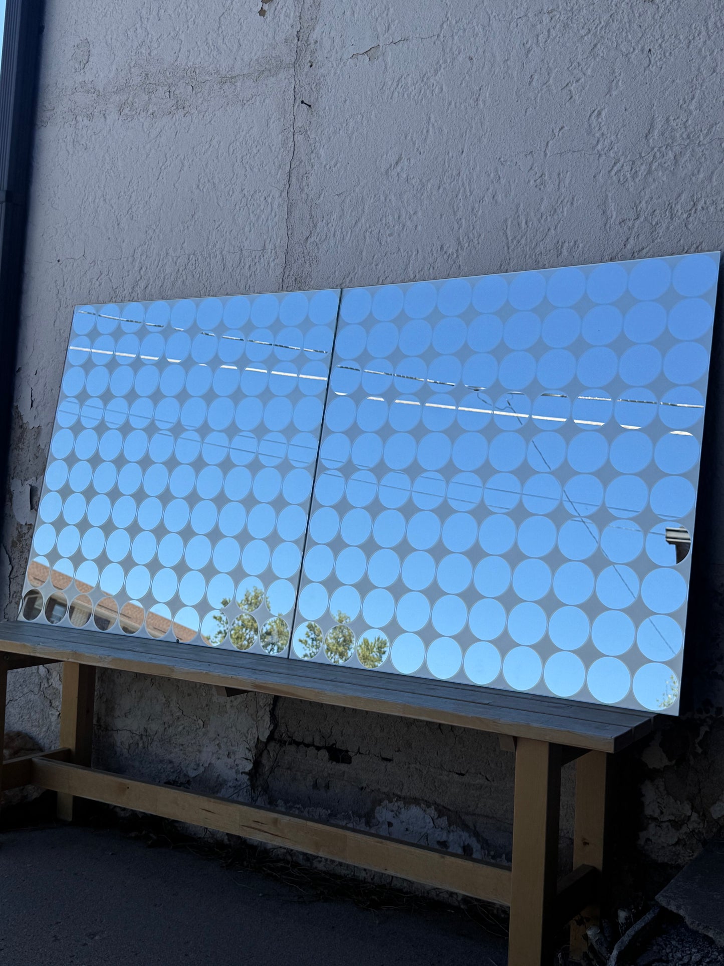 1970s Circle Mirrors by BDI USA