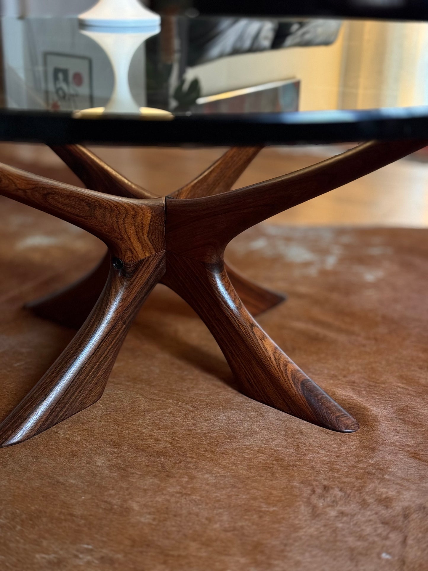 Model T118 Rosewood Coffee Table by Illum Wikkelso for Niels Eilersen