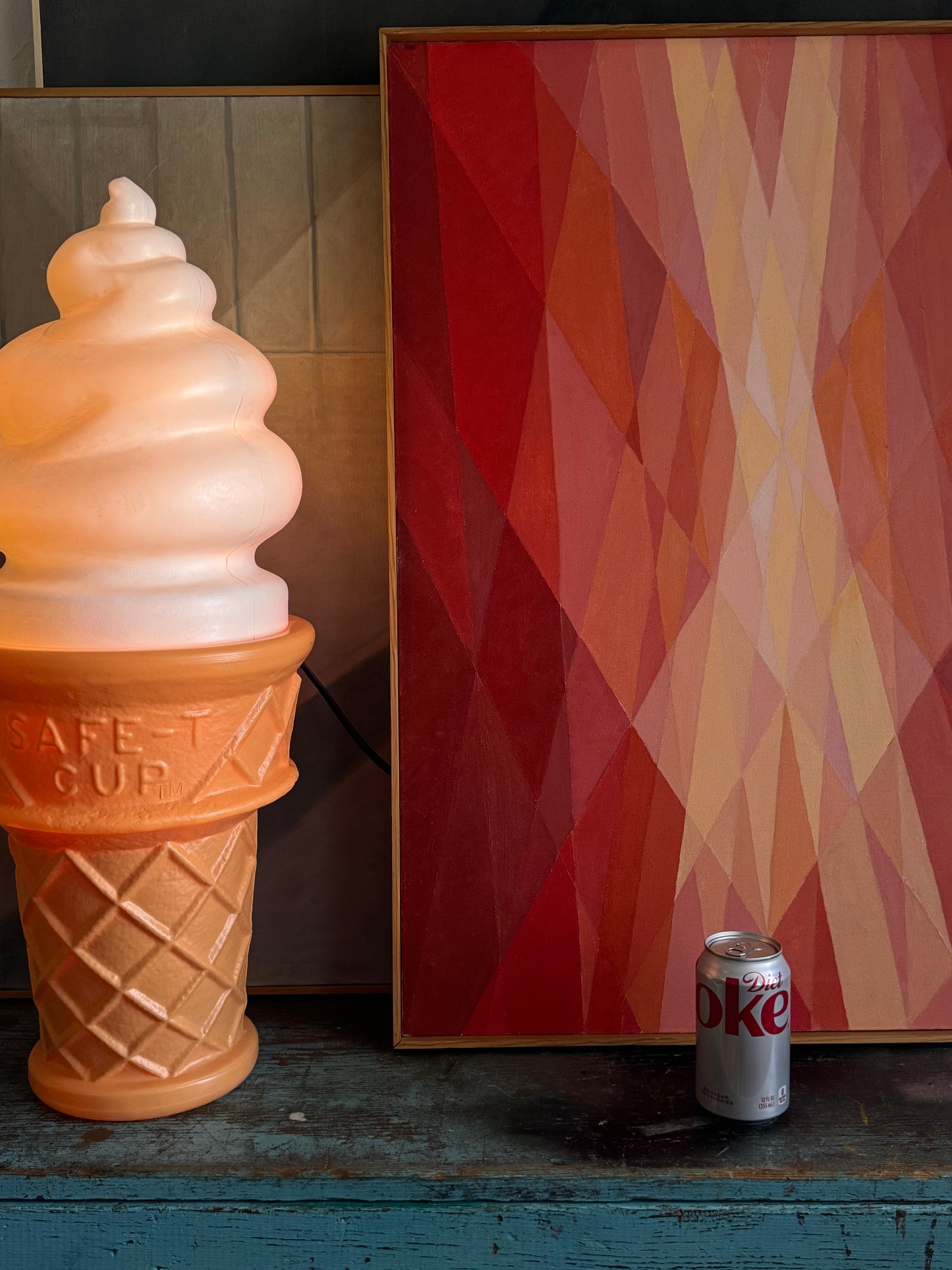 Vintage Soft Serve Lamp